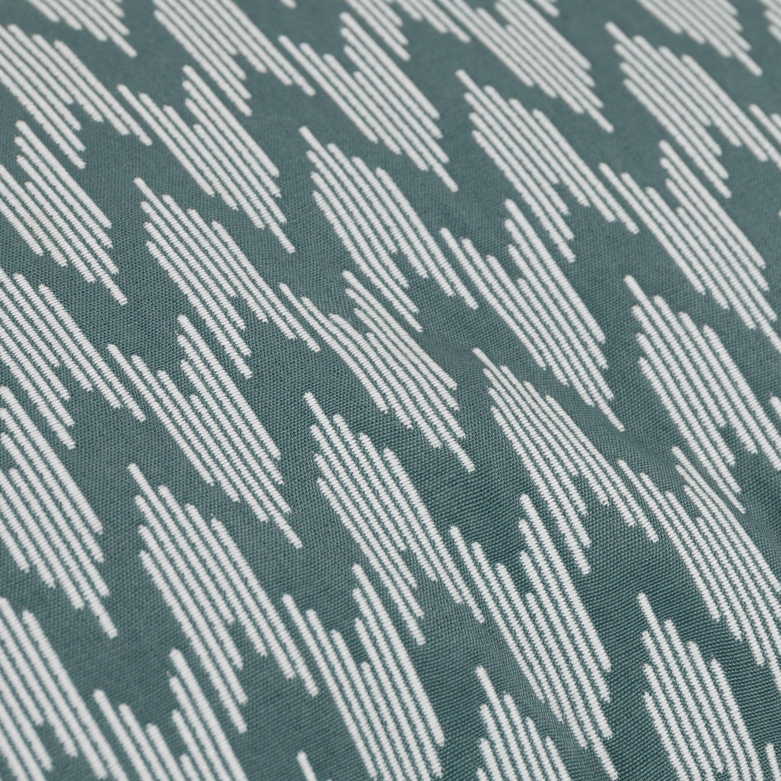 Blue - Sanderson - Hutton Woven Jacquard Feather Filled Cushion - 5