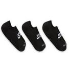 Noir/Blanc - Nike - Everyday Plus Cushioned  Footie 3pk Socks - 4