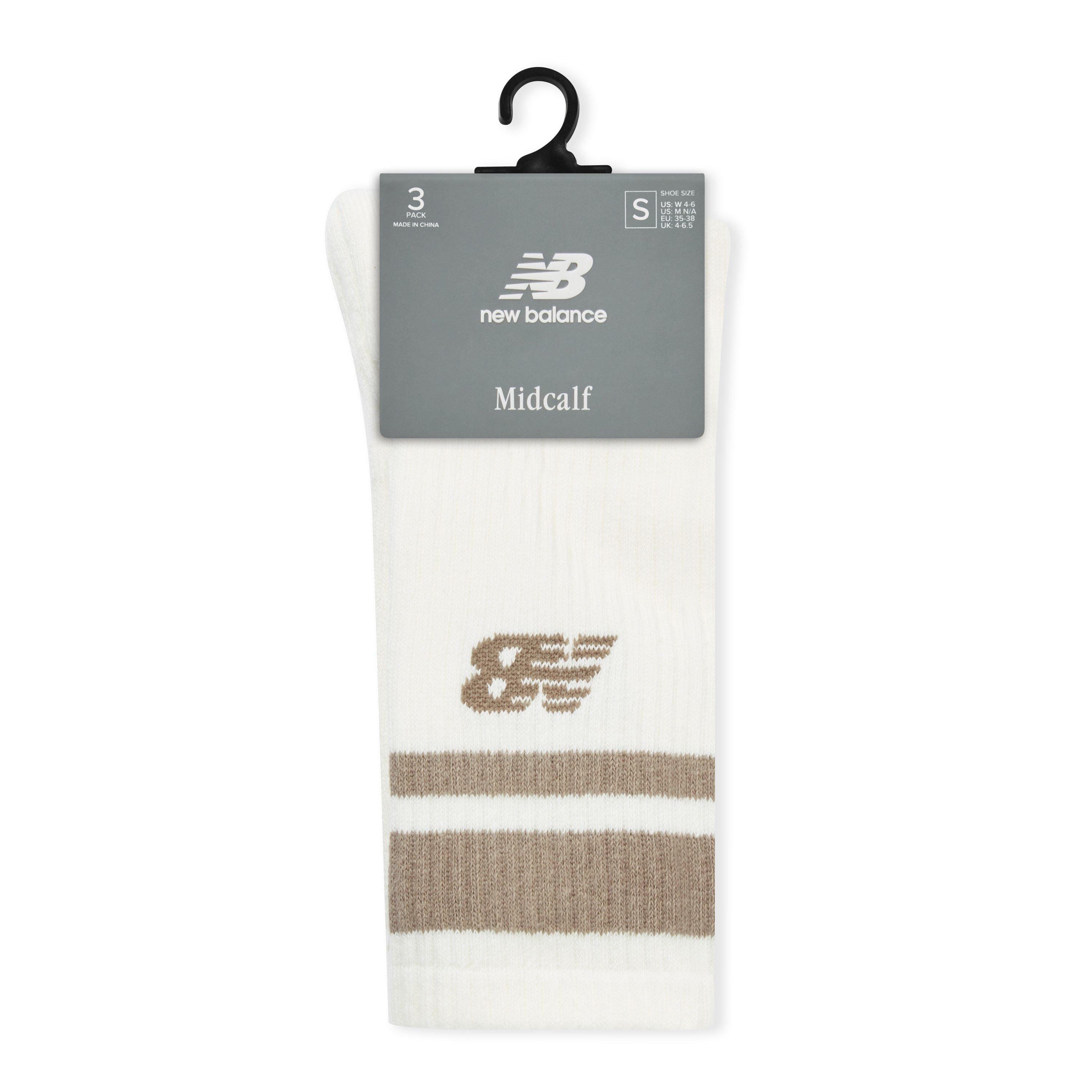 Neutrals - New Balance - Everyday Stripe Sst Larg Crew Sock Unisex Adults - 3