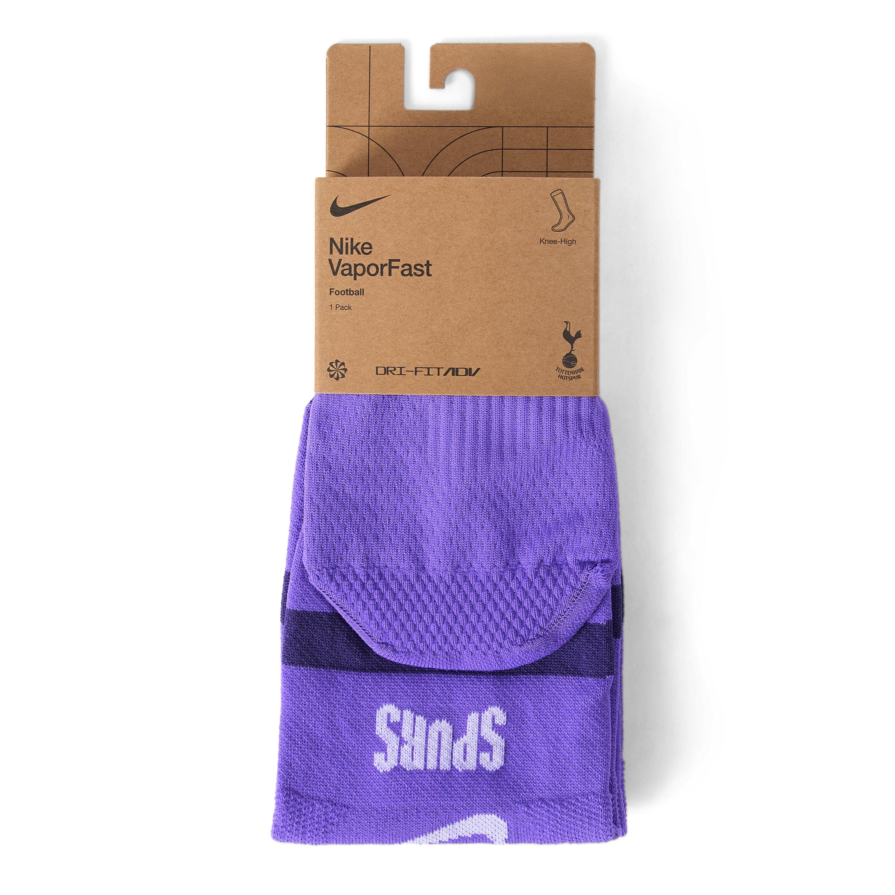 Paars/Wit - Nike - Men's Tottenham Hotspur Knee-High Football Socks 3 Pack - 2