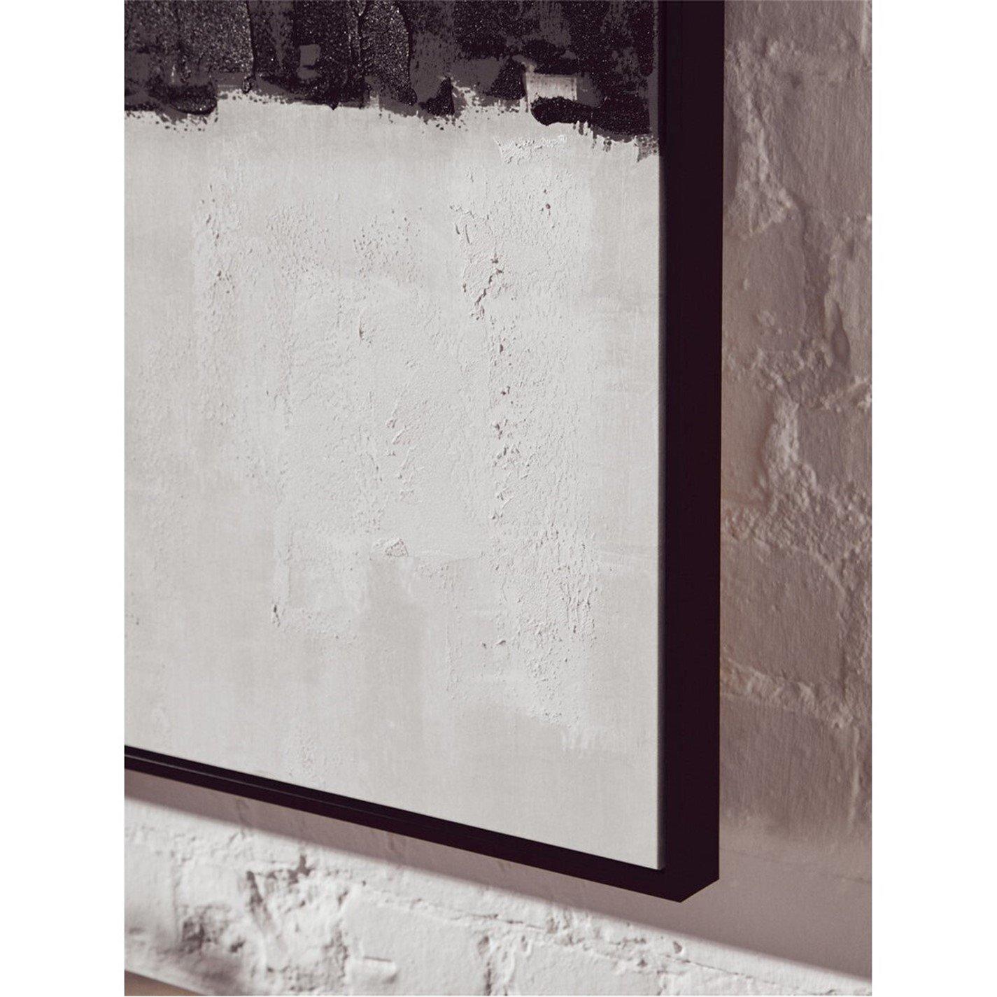 Multi - Fifty Five South - Astratto Monochrome Textured Canvas Wall Art - 3