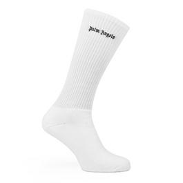 Palm Angels Embroidered Logo Socks