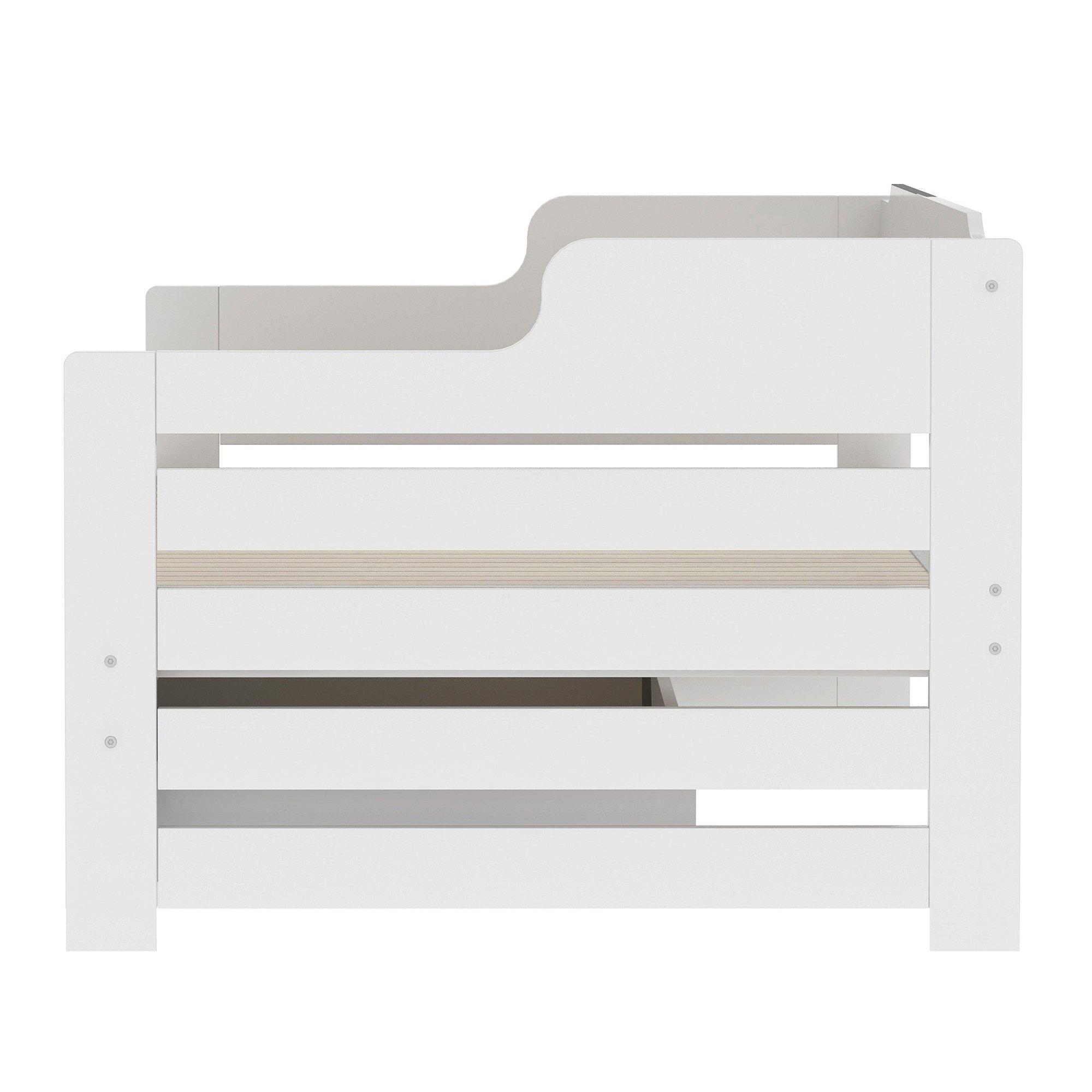 White - Urban Meuble - White Trundle Bed + Space-Saver - 10