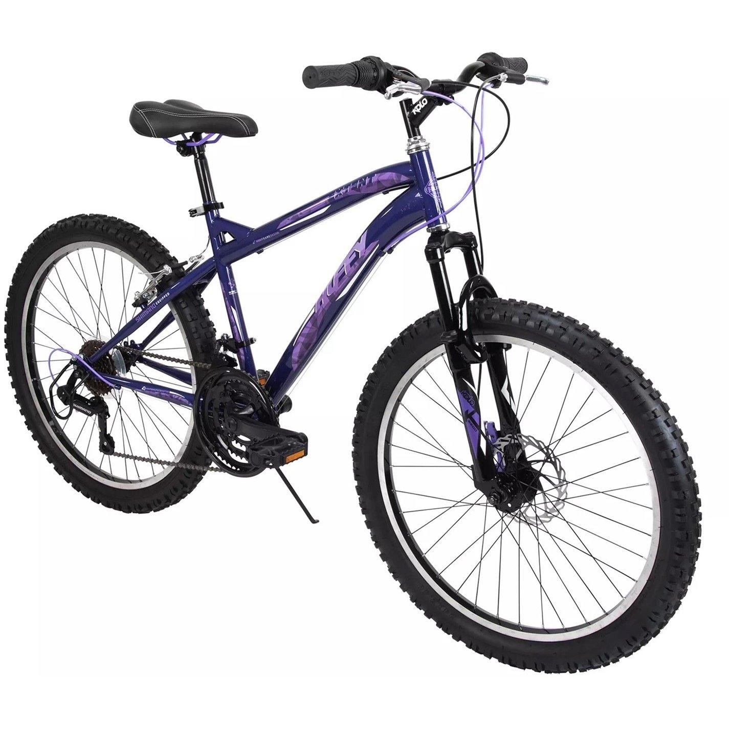 Purple - Huffy - Extent 24in Hardtail Mountain Bike - Midnigh - 1