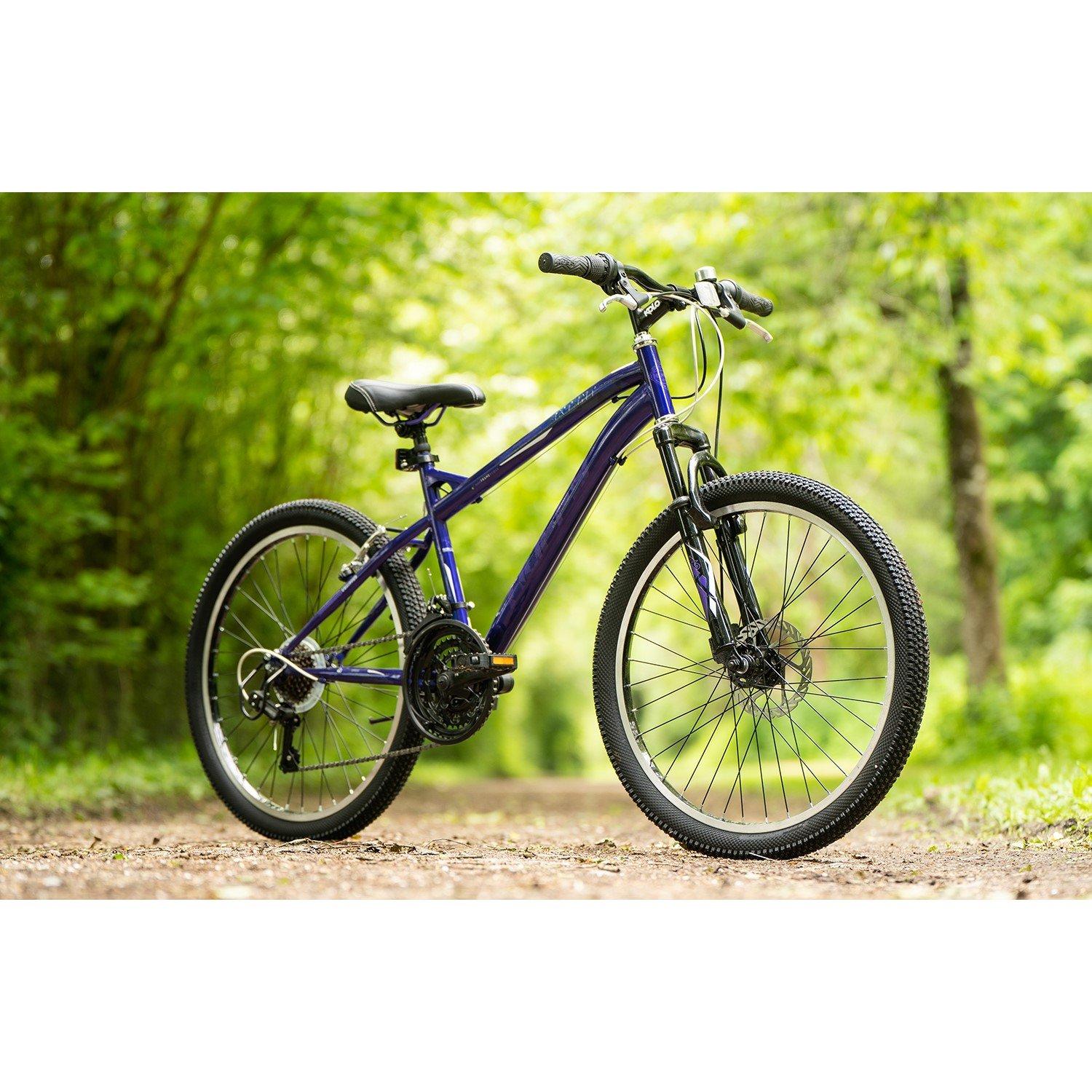 Purple - Huffy - Huffy Extent 24in Hardtail Mountain Bike - Midnigh - 4