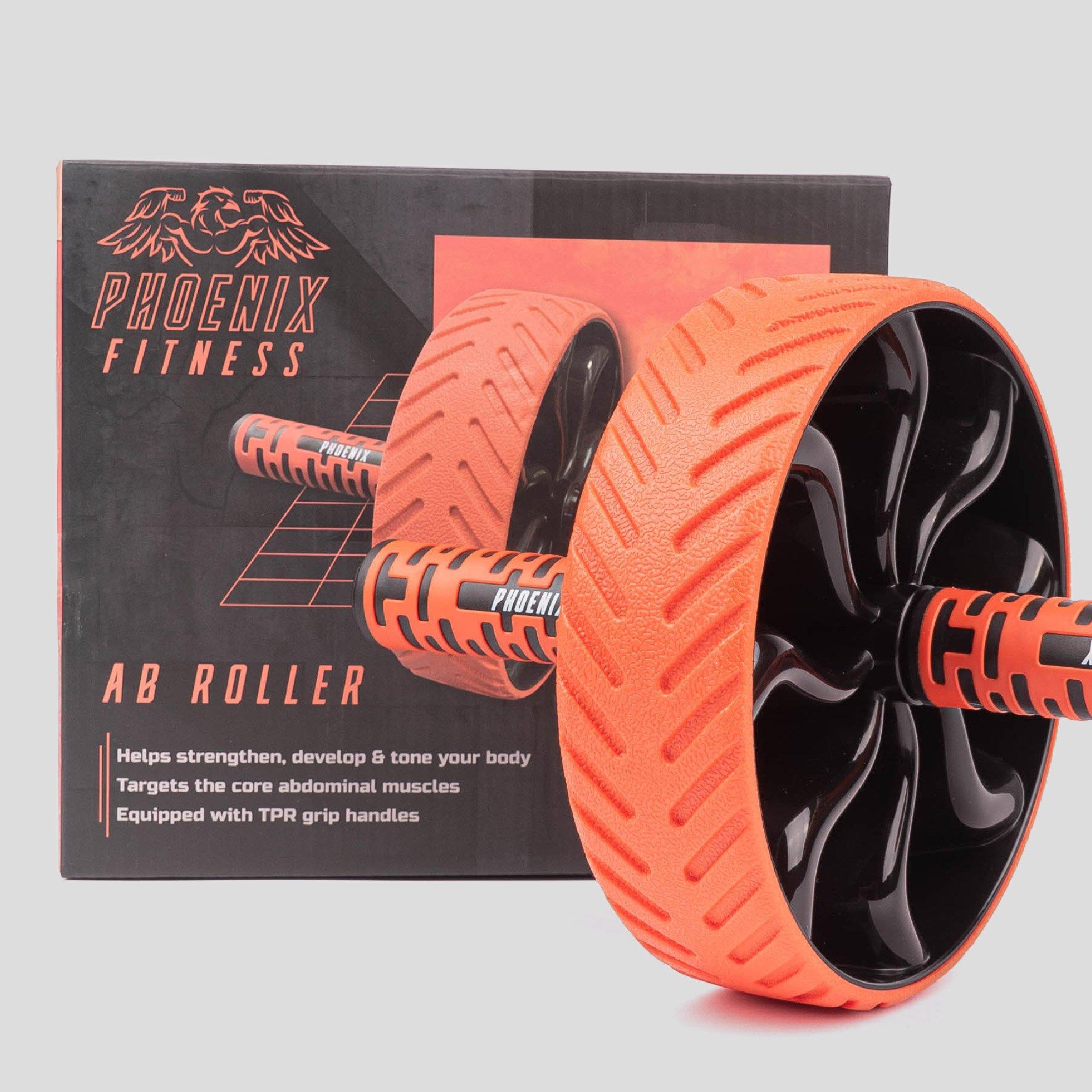 Orange - Phoenix Fitness - Orange Abdominal Roller - 4