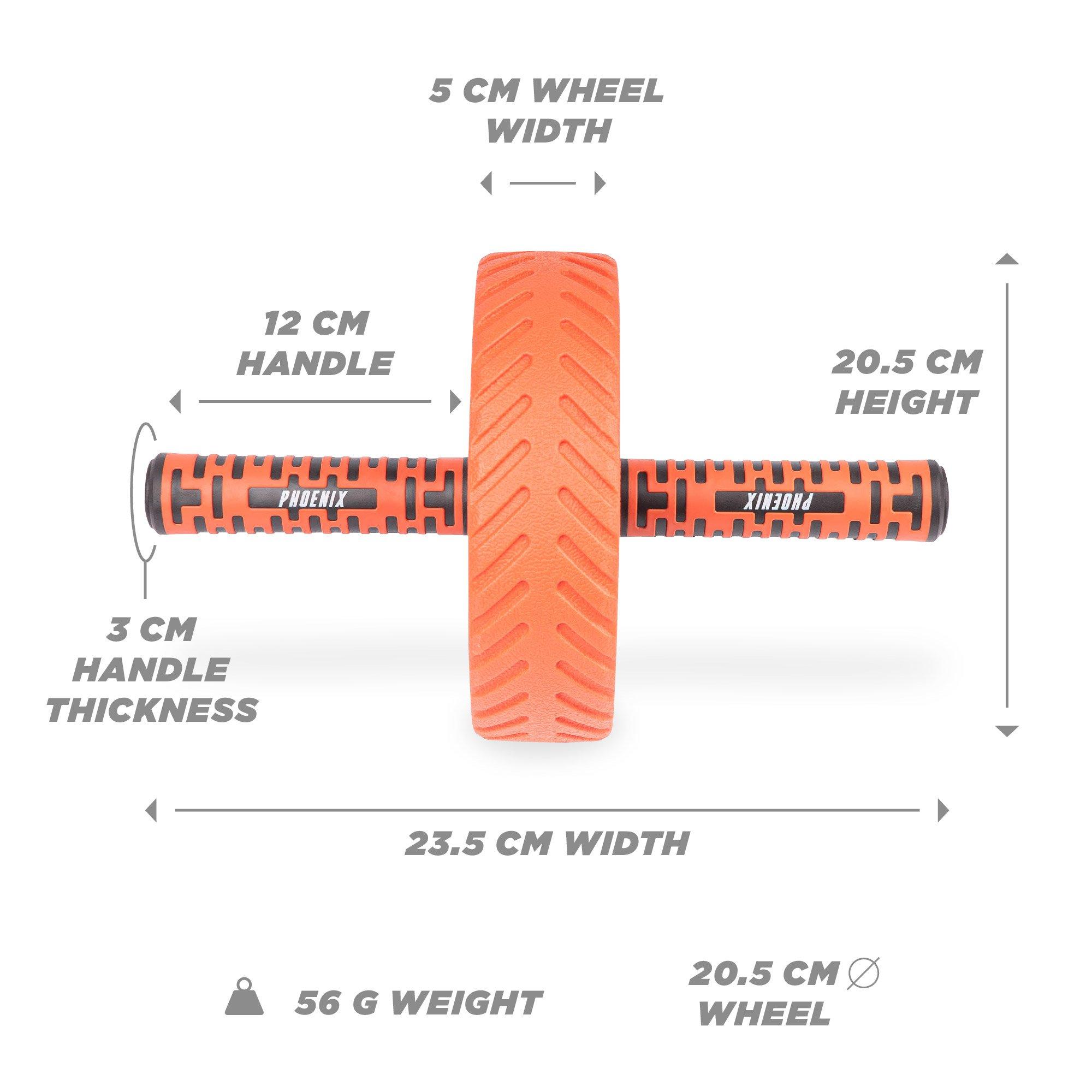 Orange - Phoenix Fitness - Orange Abdominal Roller - 5