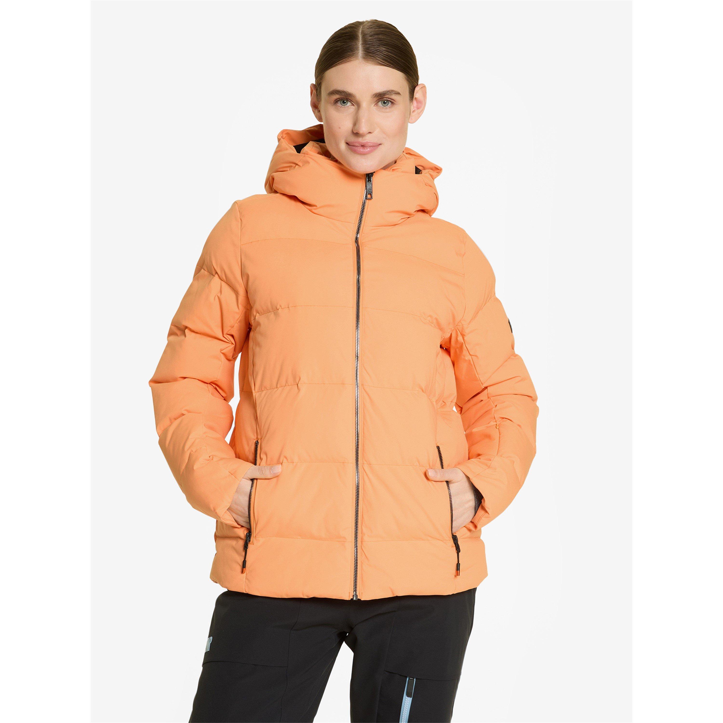 Ziener Women's Traava Weather-Resistant Insulated Ski Jacket - Orange