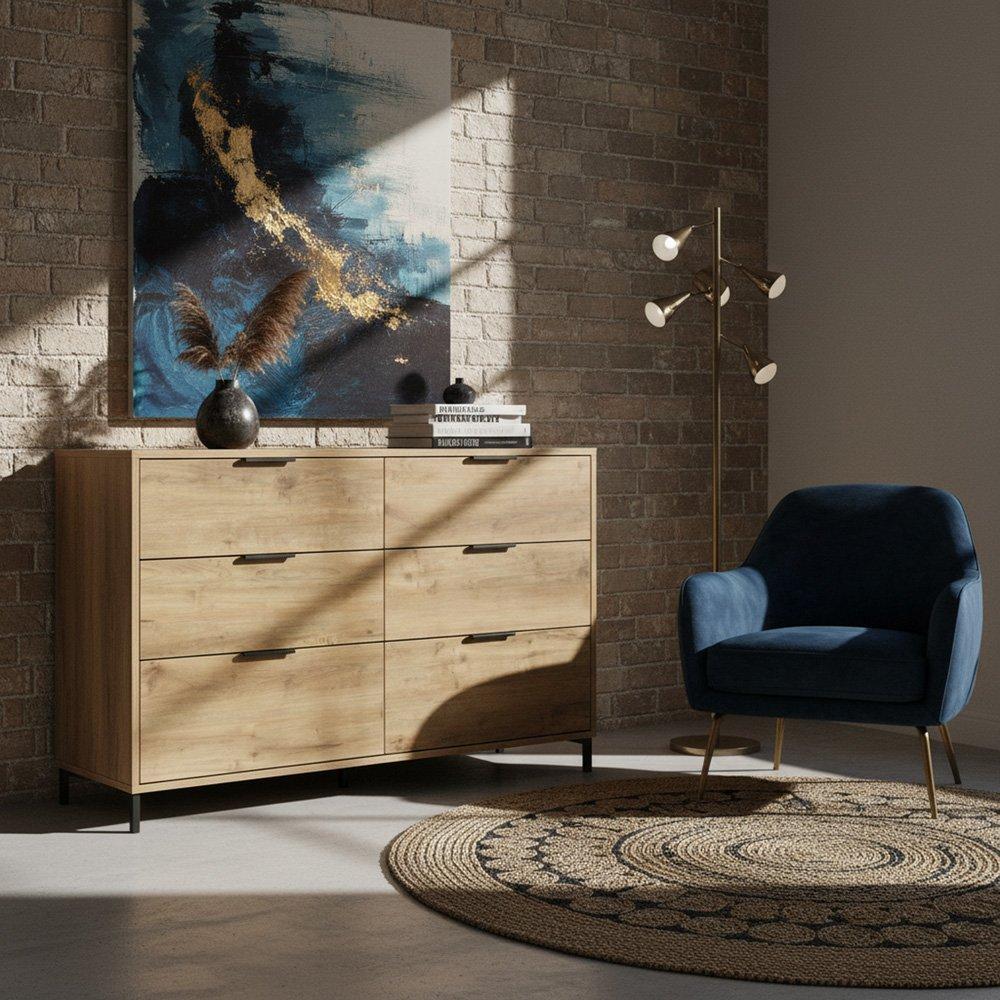 Brown - Urban Meuble - Modern Brown Sideboard with Ample Storage - 1
