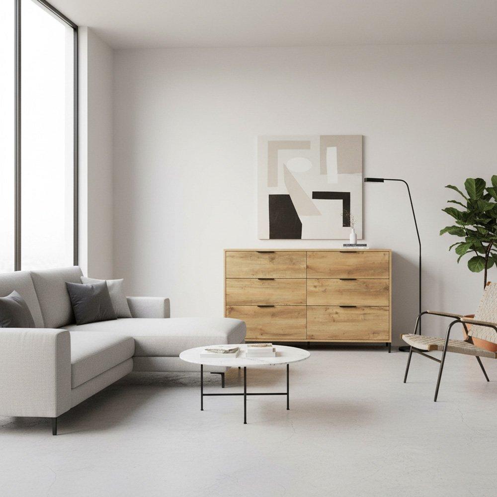 Brown - Urban Meuble - Modern Brown Sideboard with Ample Storage - 2