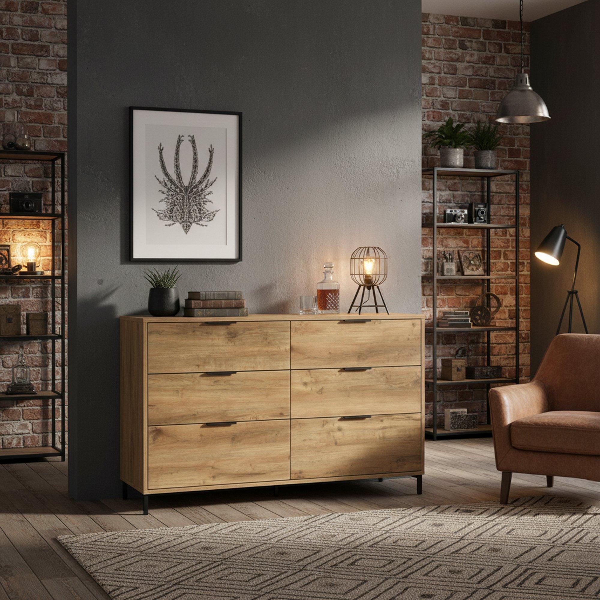 Brown - Urban Meuble - Modern Brown Sideboard with Ample Storage - 3
