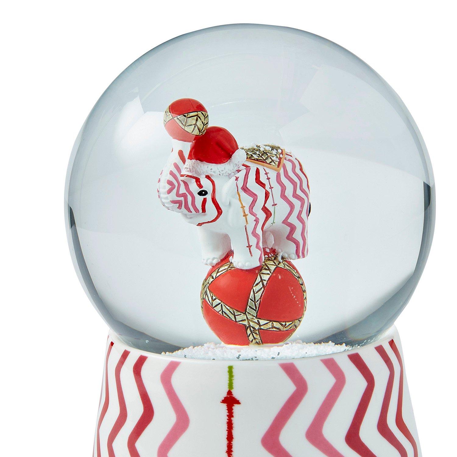 Multi - Spode Kit Kemp - Kit Kemp Rik Rak Elephant Snow Globe - 2