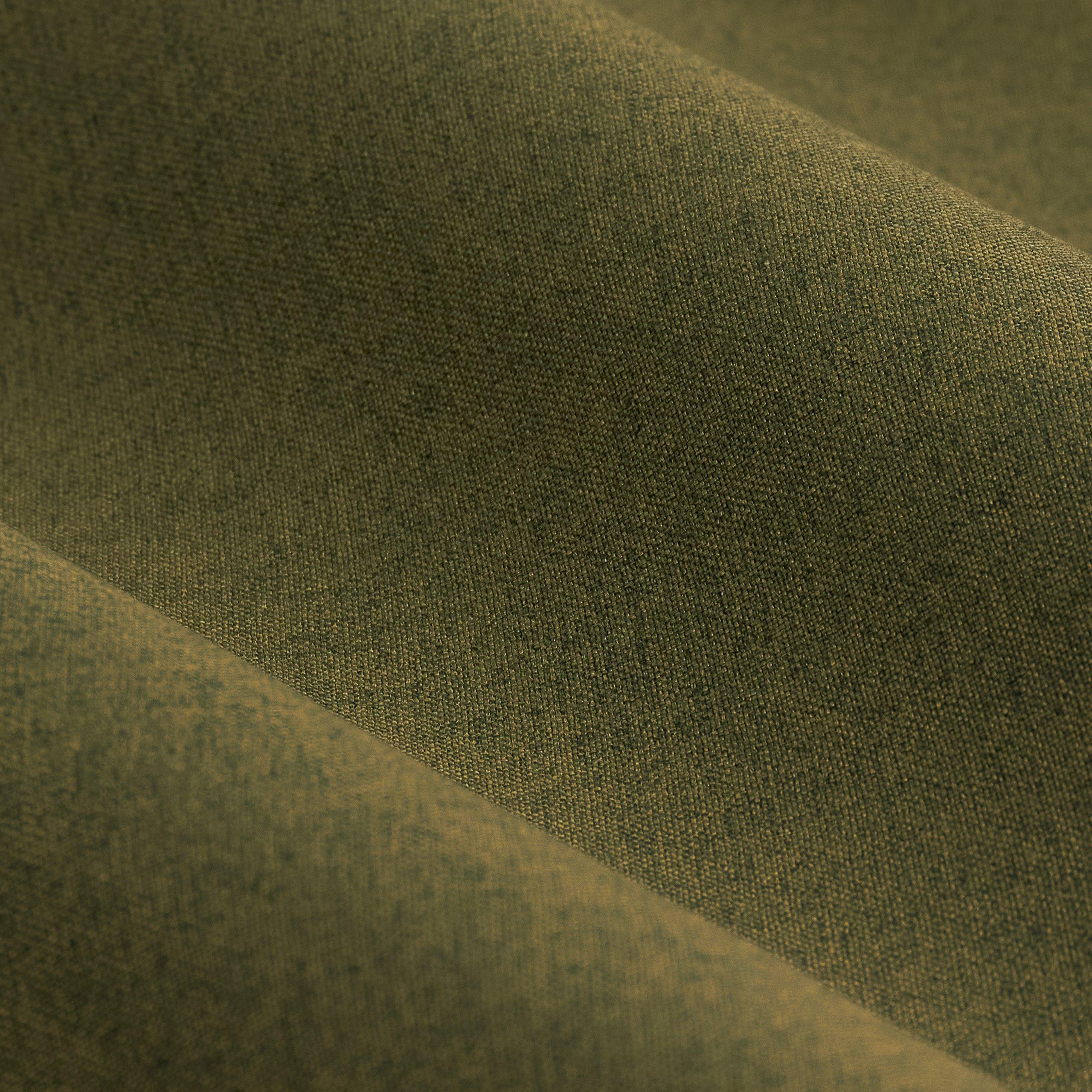 Olive - Furn - Dawn Textured Blackout Pencil Pleat Curtains - 6