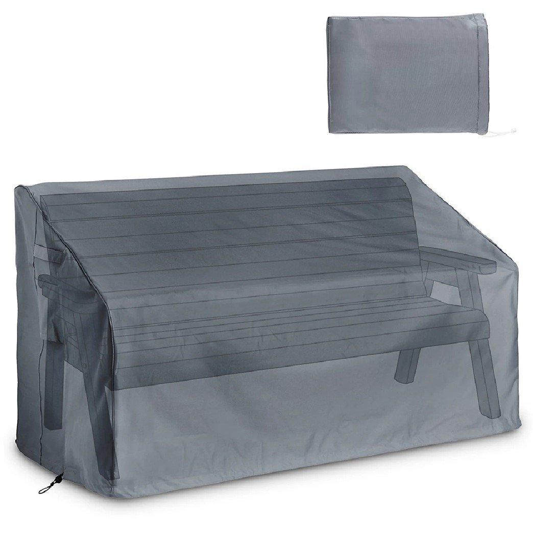 Grey - VonHaus - 3 Seater Bench Cover - 1