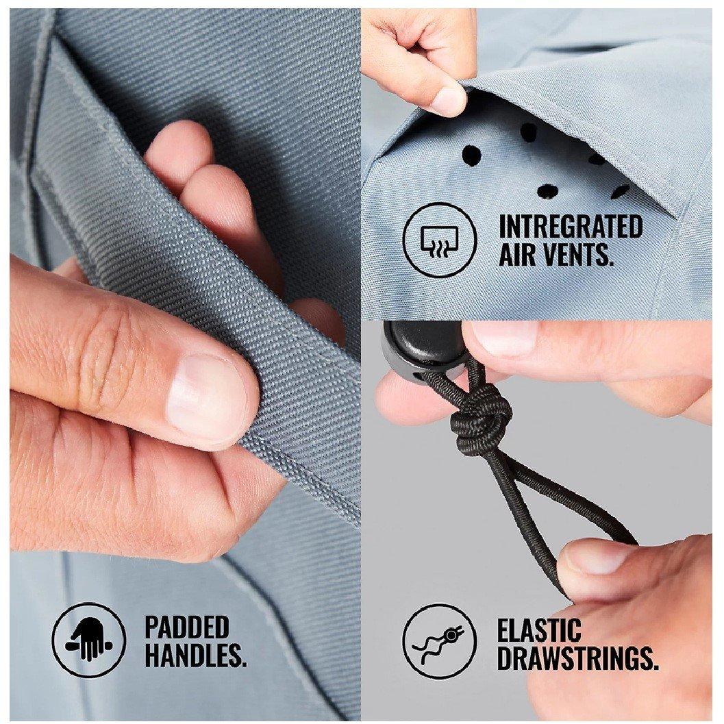 Grey - VonHaus - 3 Seater Bench Cover - 4