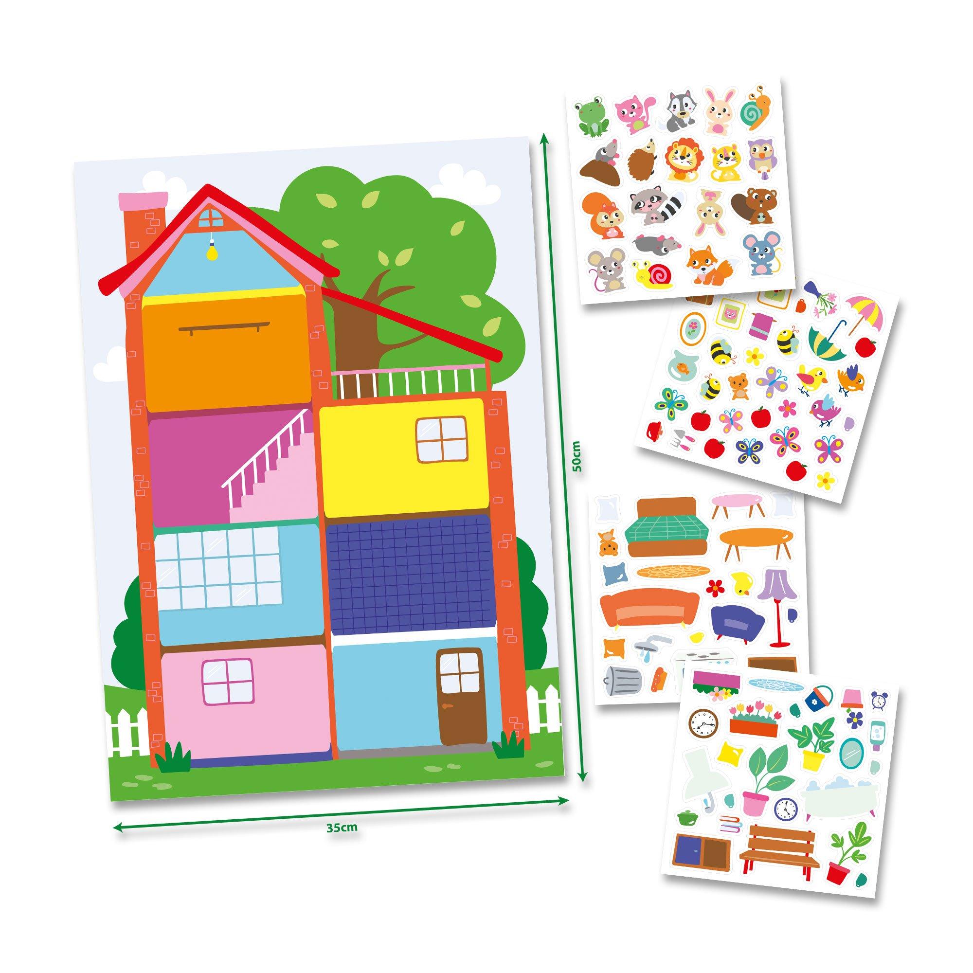 Multi - SES Creative - My first poster with stickers - House - 4