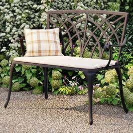 Charles Bentley CAST ALUMINIUM GARDEN BENCH