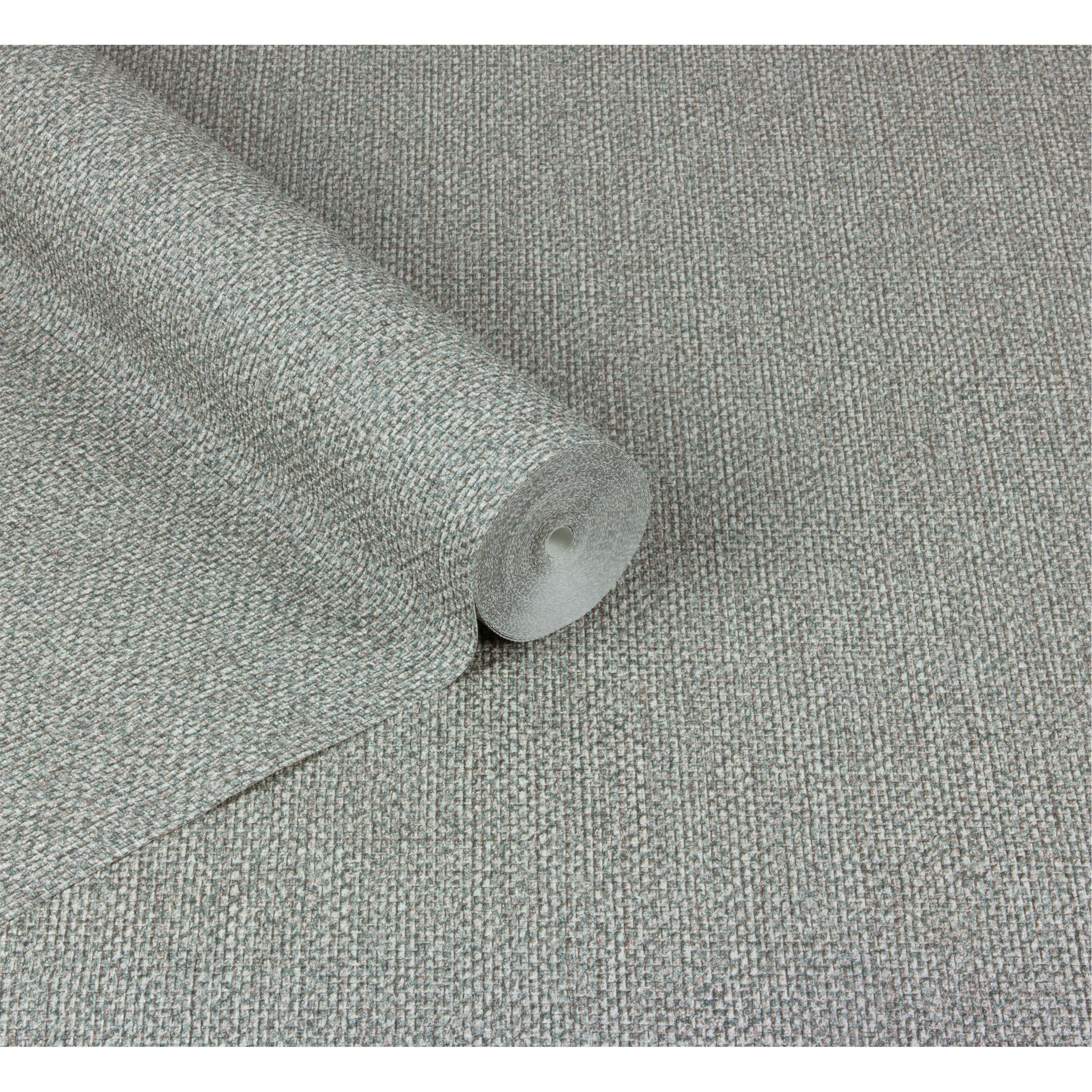 Green - Design ID - DID Basket Weave Sage Green Wallpaper - 5