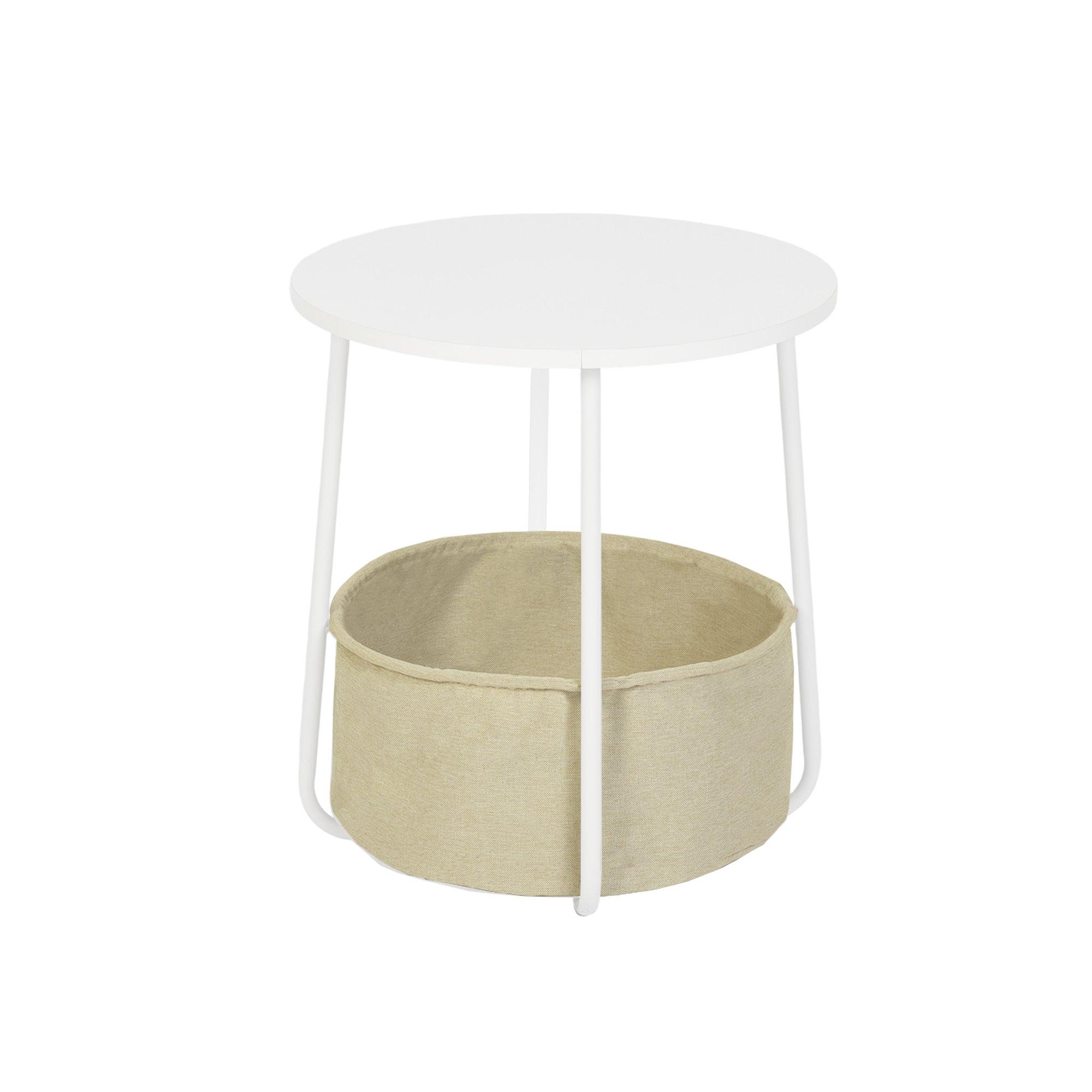 White - Urban Meuble - Modern Round Side Table - 3