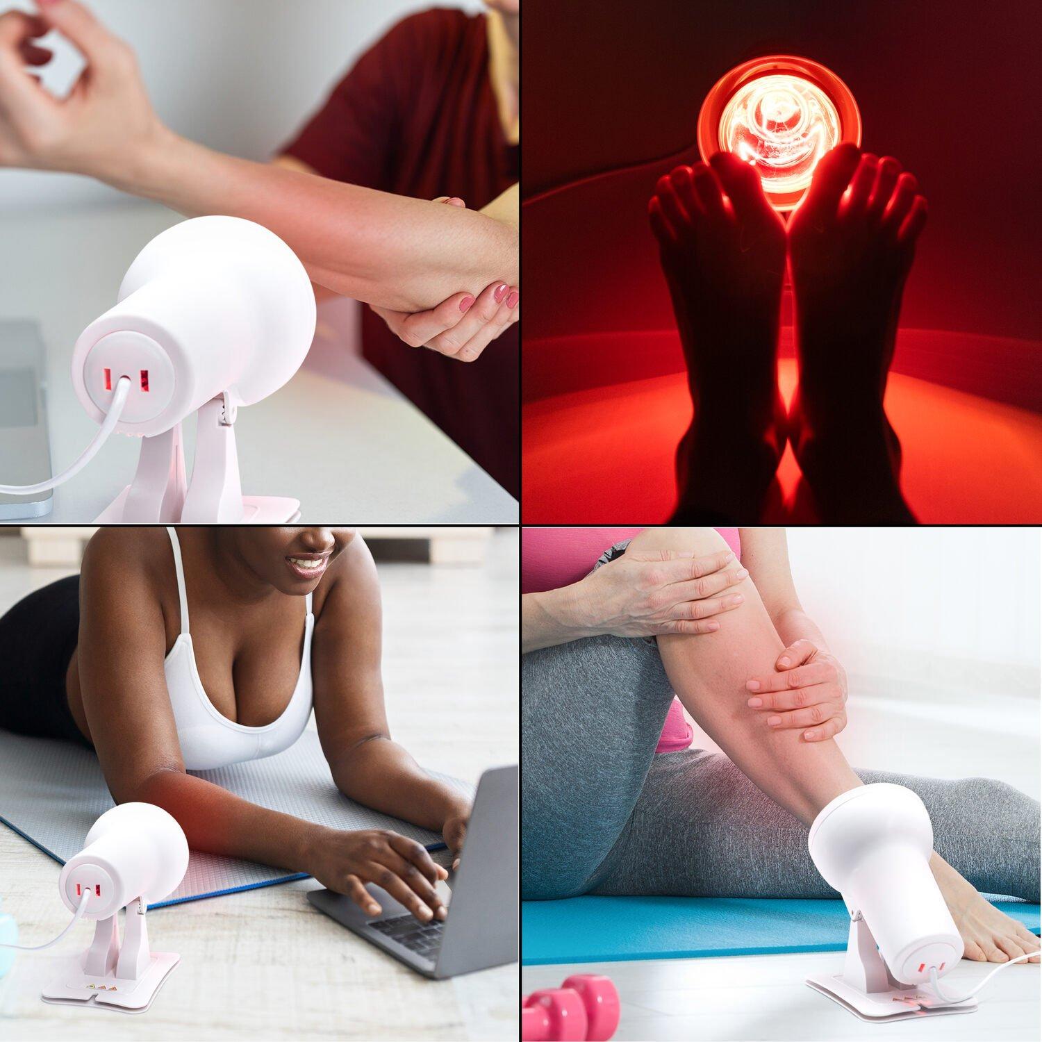 White - Bodi-Tek - Bodi Tek Infrared Heat Lamp - 3