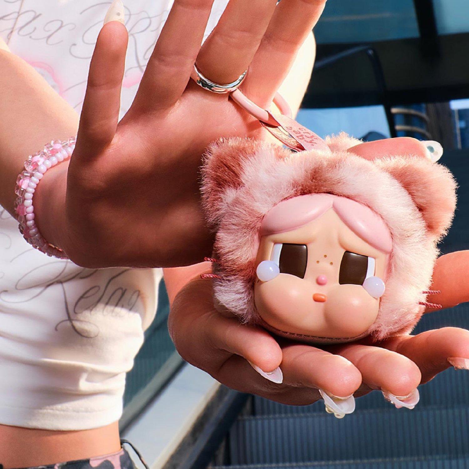 Pink - Pop Mart - CRYBABY Wild but Cutie Series Vinyl Plush Pendant - 3