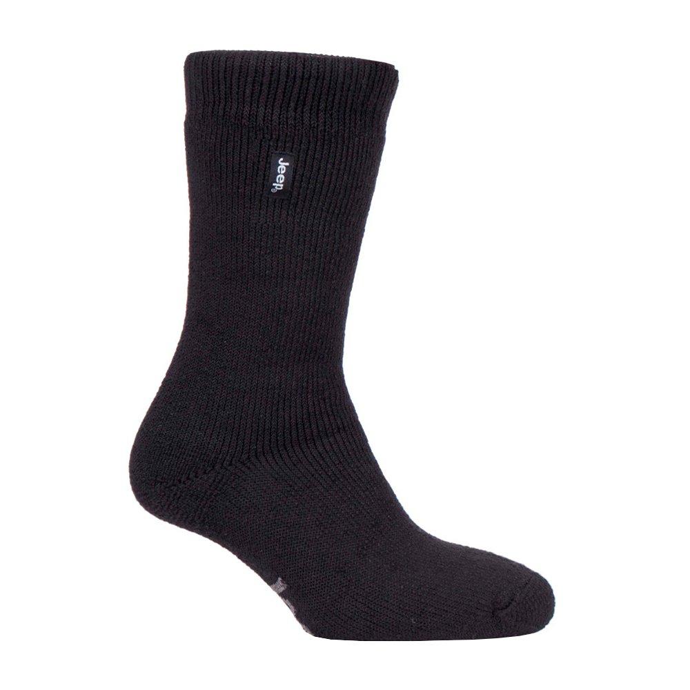 Black - Jeep - 1 Pack Thermal Boot Socks Mens - 1