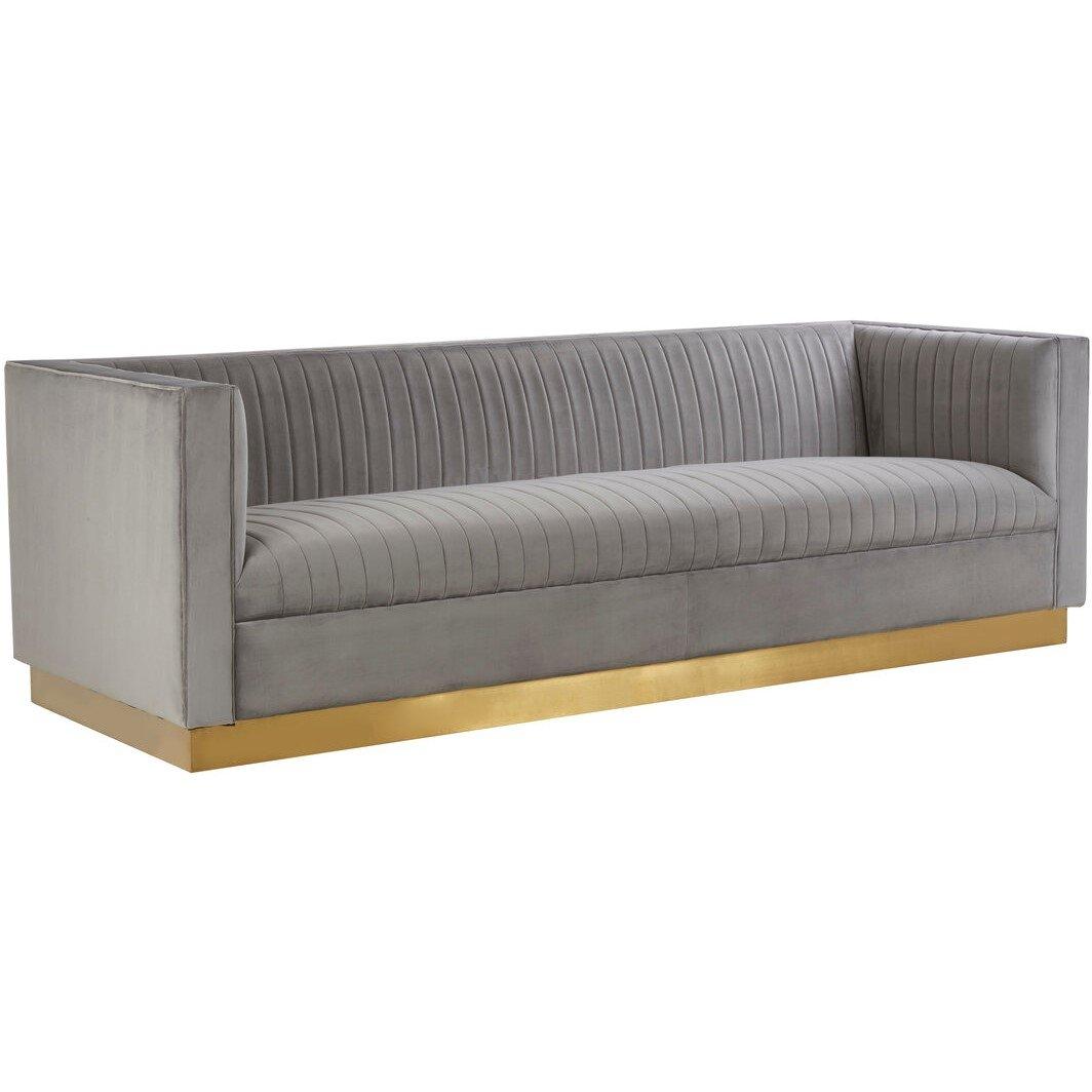 Fifty Five South  Opal 3 Seat Sofa Grey