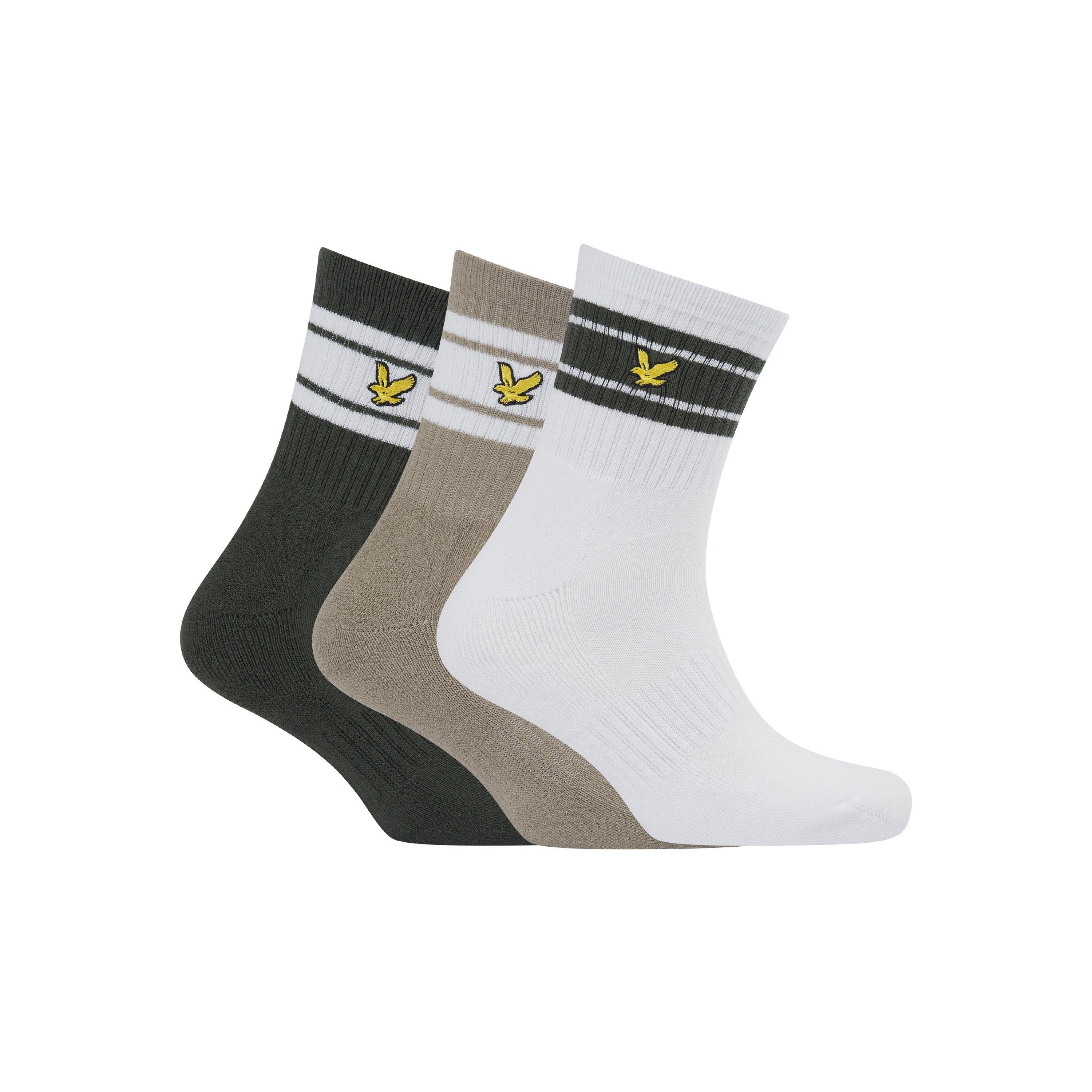 Lyle and Scott 3pc Retro Scks Sn99