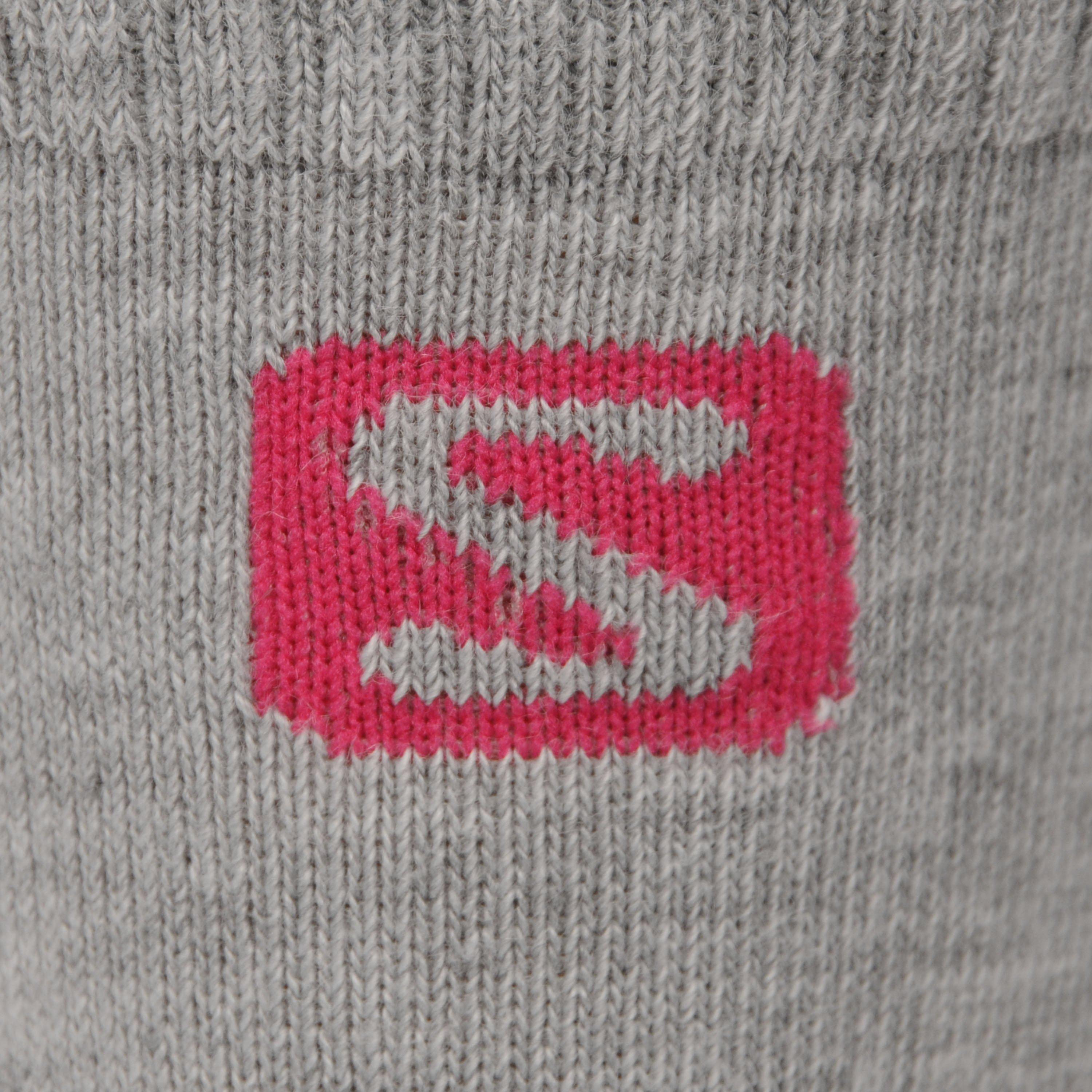 Grau/Fuchsia - Salomon - Lightweight Crew 2 Pack Walking Socks Womens - 4