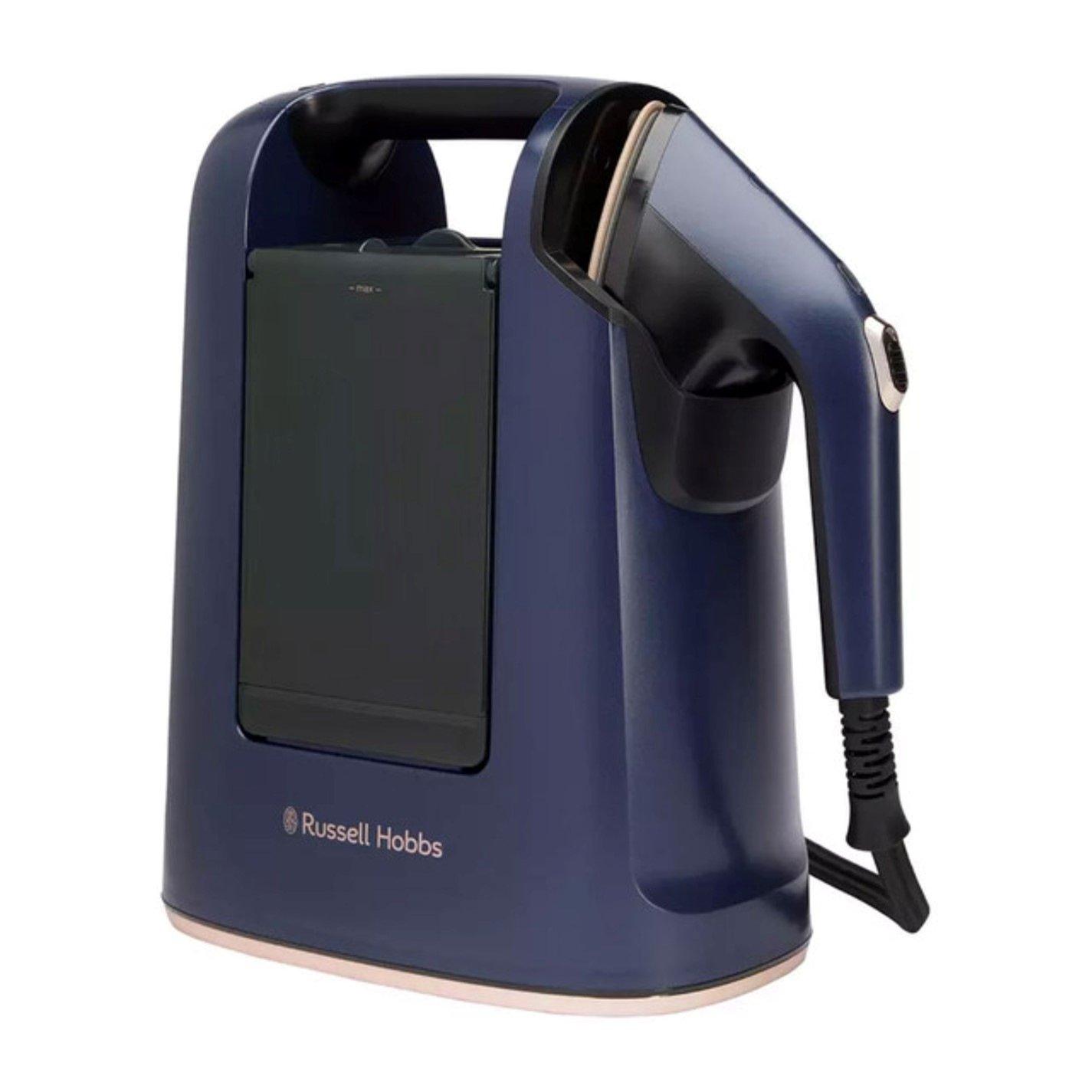 Blue & Black - Russell Hobbs - Steam Genie Maestro 2 in 1 Handheld Steamer - 1