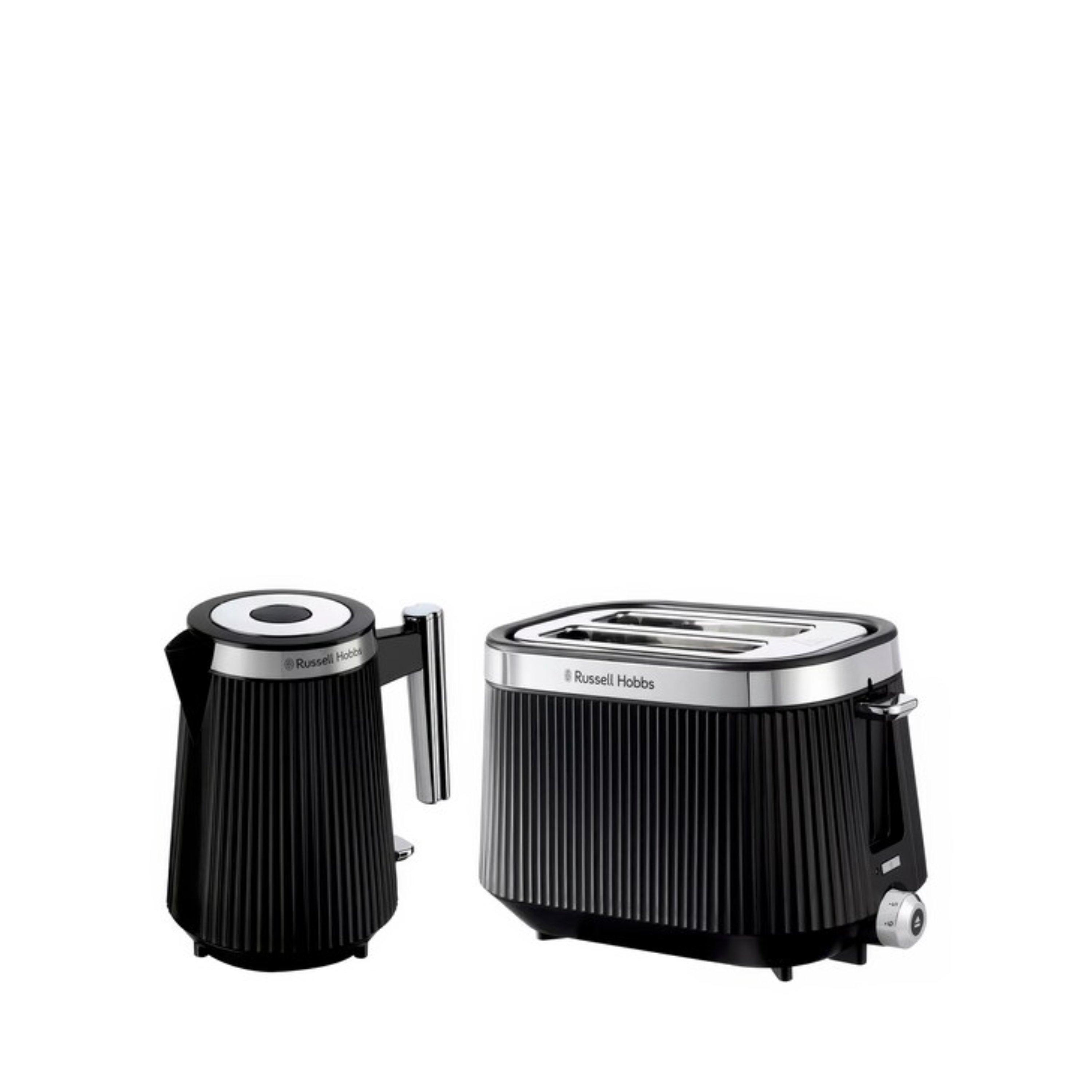 Black - Russell Hobbs - 1.7L Kettle & 2 Slice Toaster - 1
