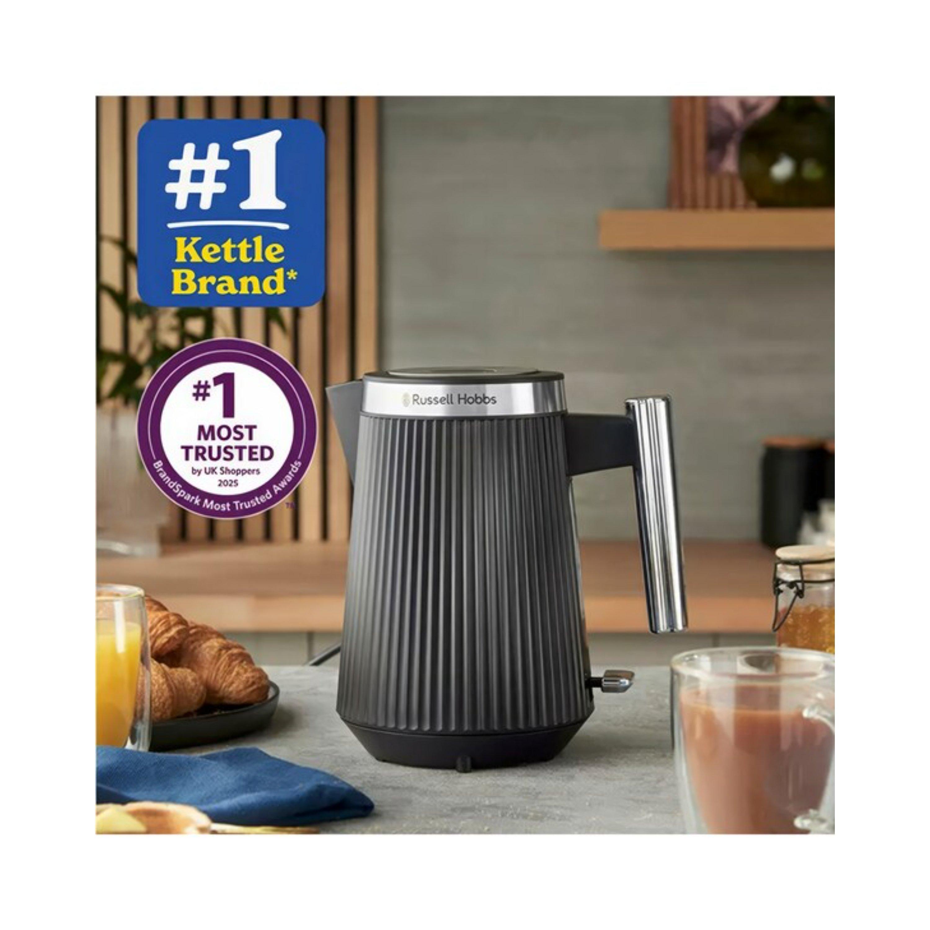 Black - Russell Hobbs - 1.7L Kettle & 2 Slice Toaster - 2