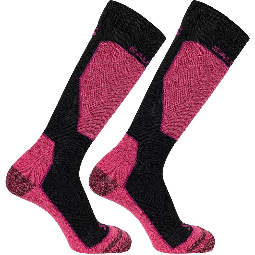 Crna - Salomon - Access 2 Pack Ski Socks Womens