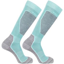 Salomon 2 Pack Ski Socks Womens