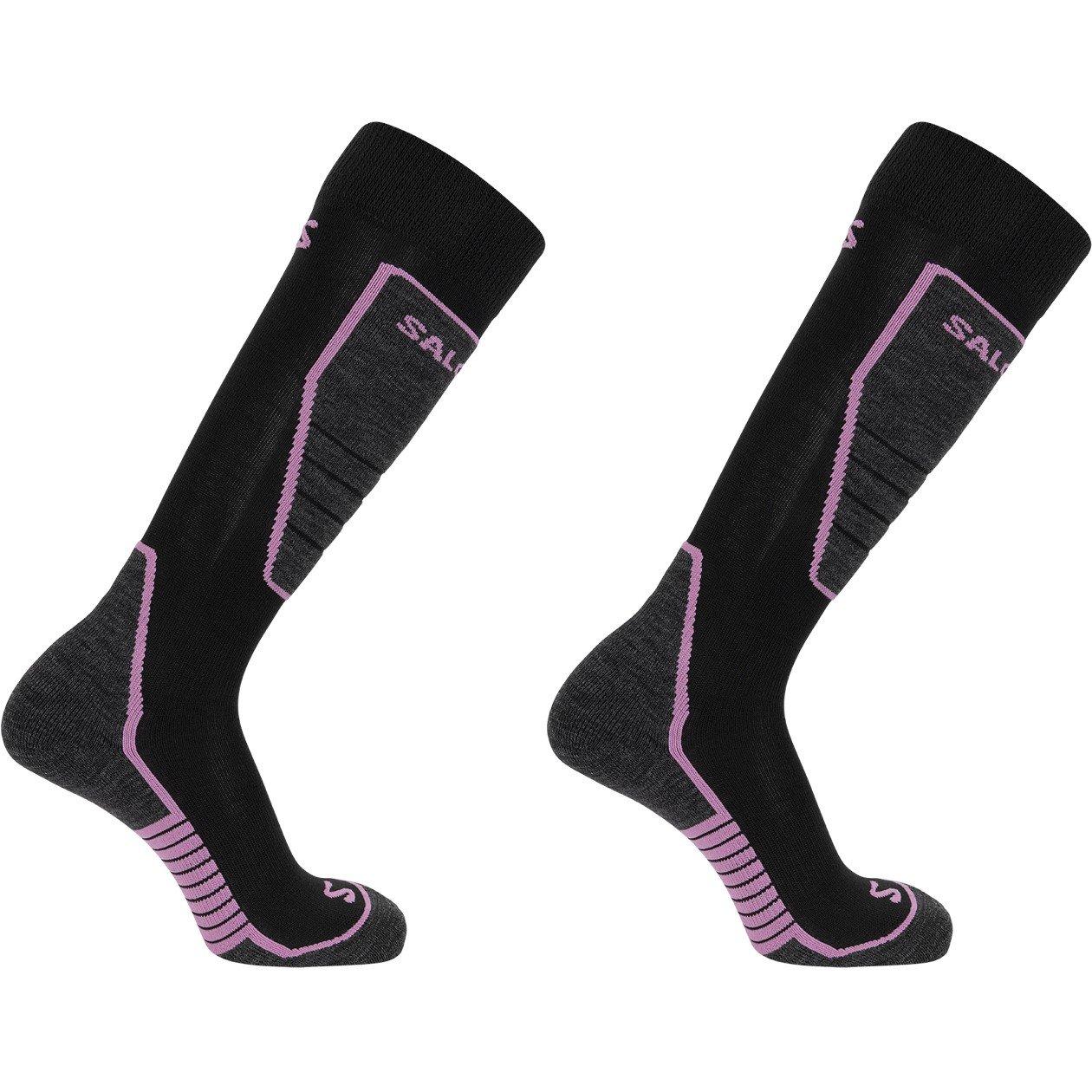 Schwarz - Salomon - Access 2 Pack Ski Socks Womens