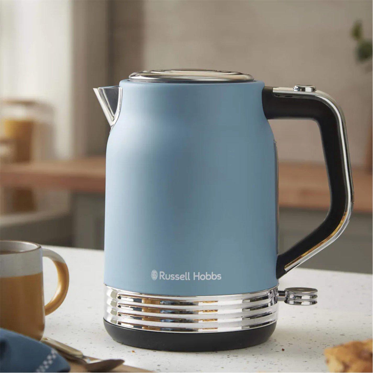 Blue - Russell Hobbs - 1.7L Kettle & 2 Slice Toaster - 2