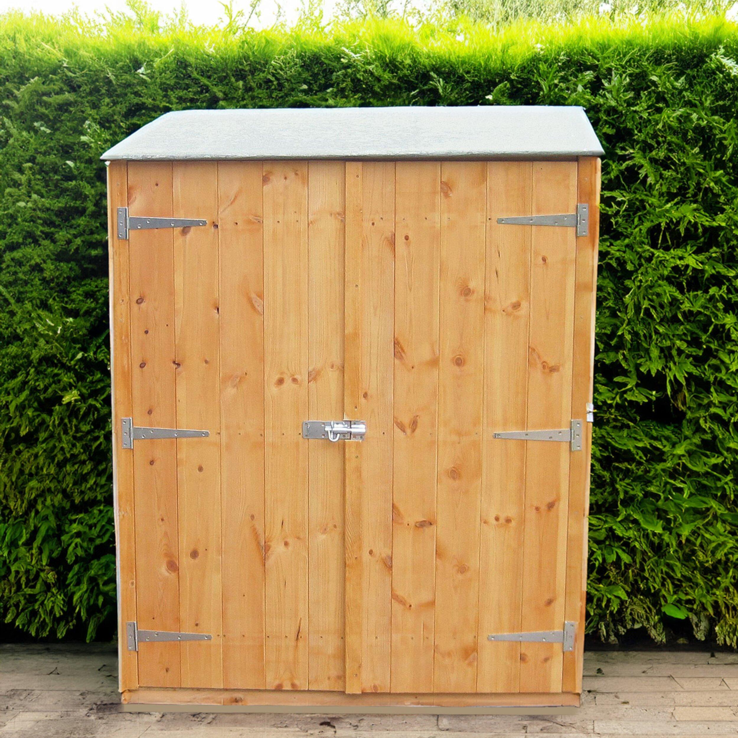 Shire Brown Garden Shiplap Store 4 X 2 - Image 10