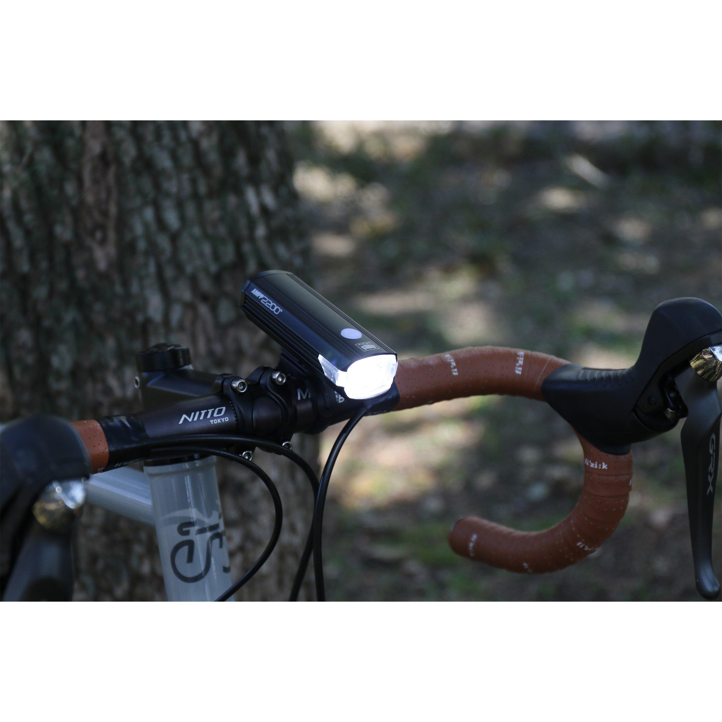 Black - Cateye - AMPP 2200 Front Bike Light - 5