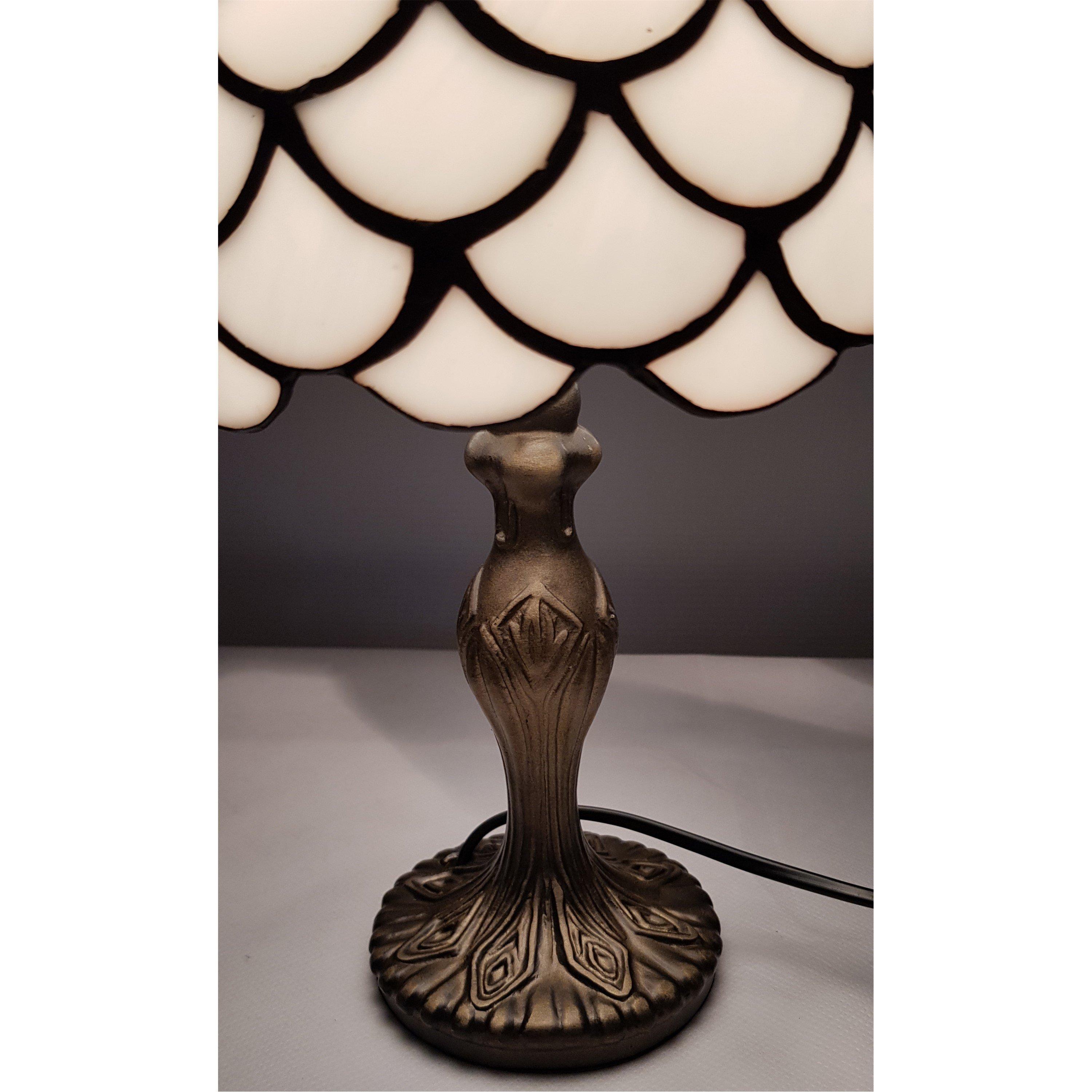 Antique Brass / - K Living - 8 Inch Tiffany Antique Brass Lamp Modern Simple - 3