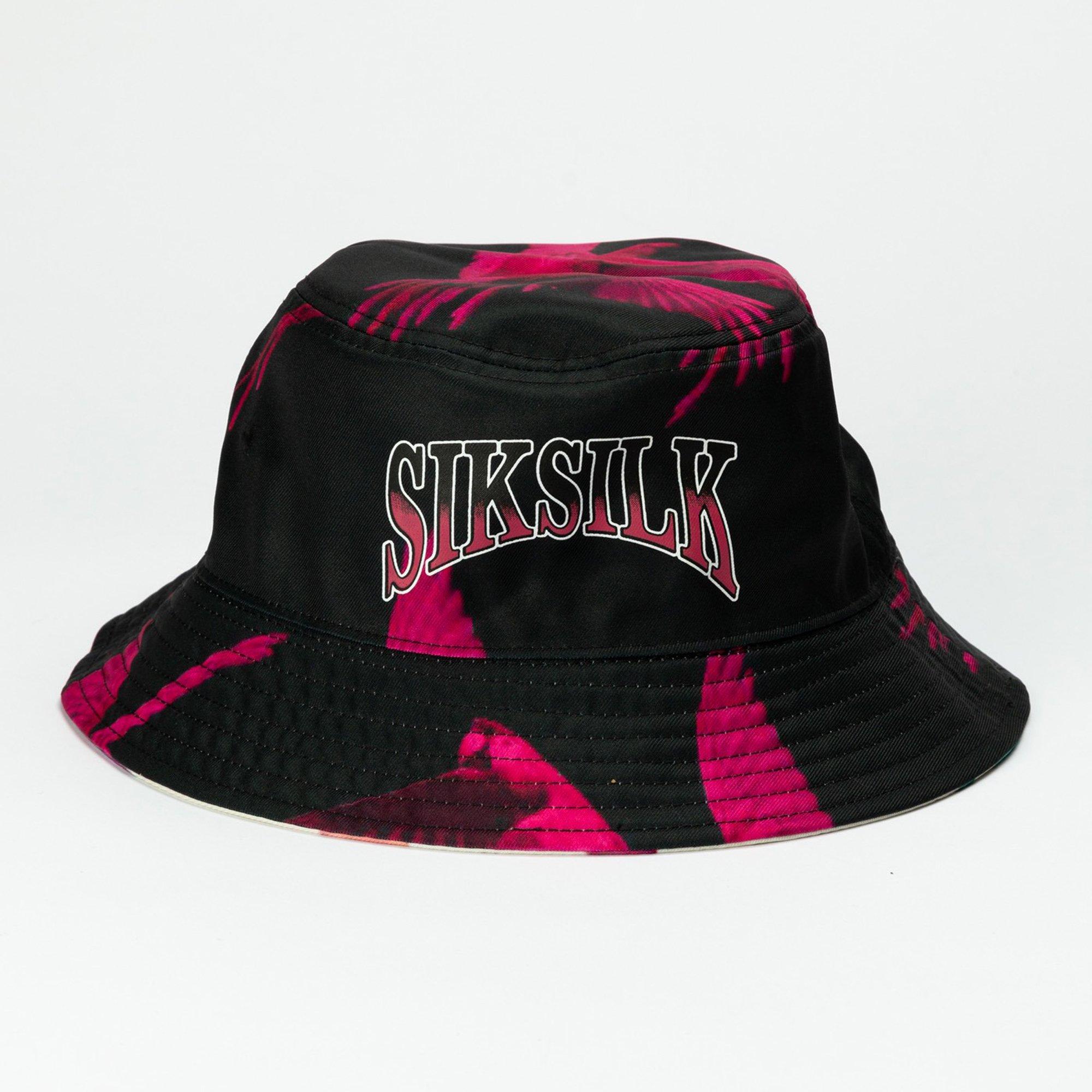 Schwarz/Ecru - SikSilk - Bucket Hat - 4