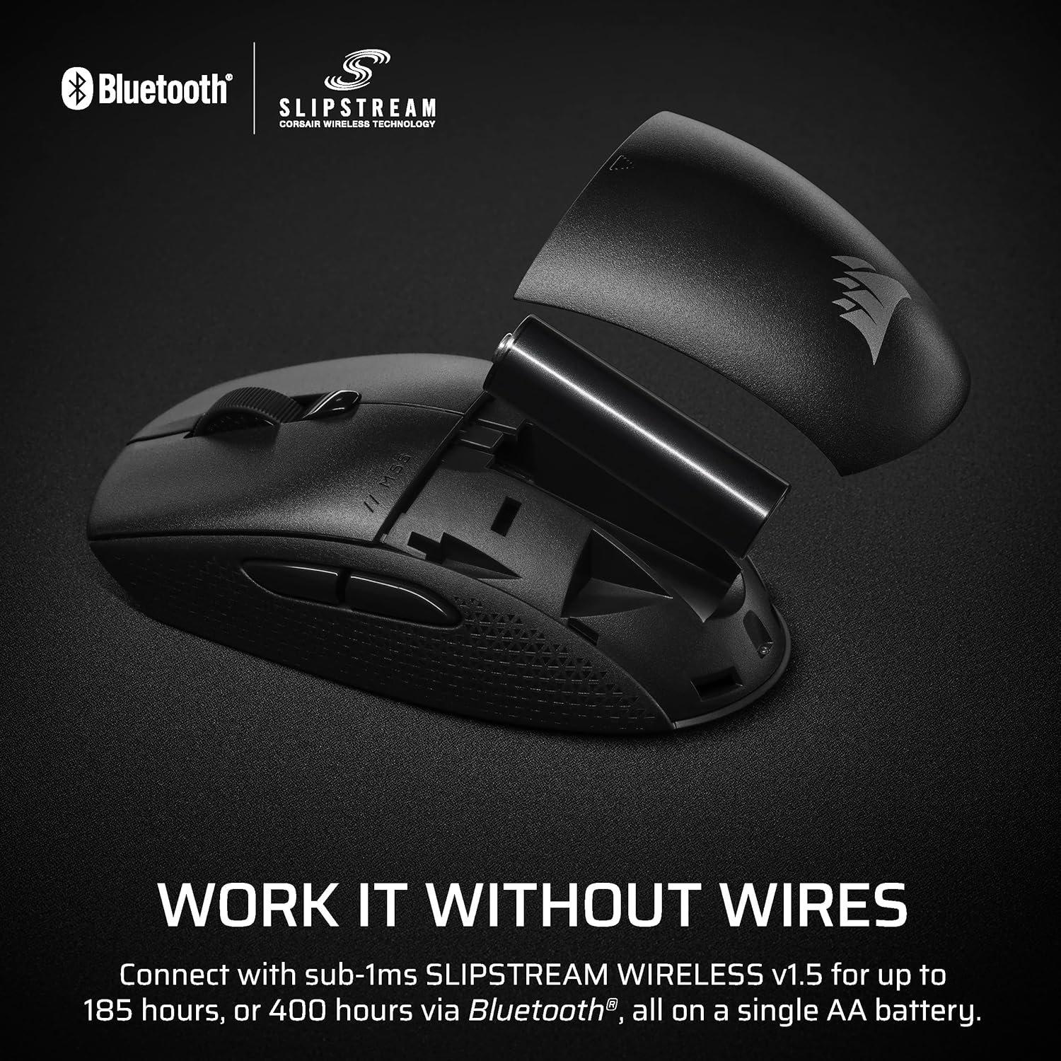 Black - Corsair - Corsair M55 Wireless Gaming Mouse - 5