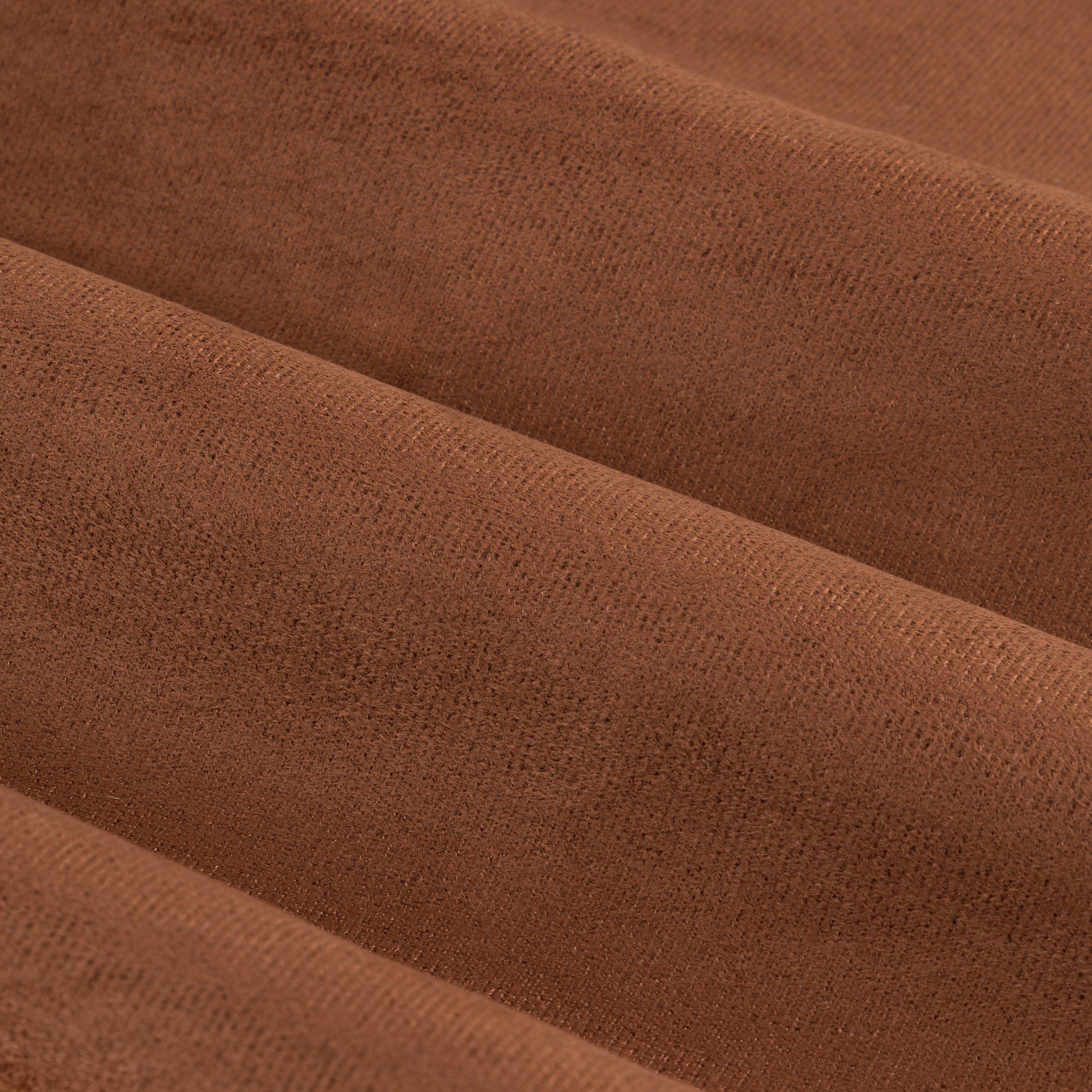 Cinnamon - Furn - Verso Reversible Suede-look Blackout Eyelet Curtai - 7