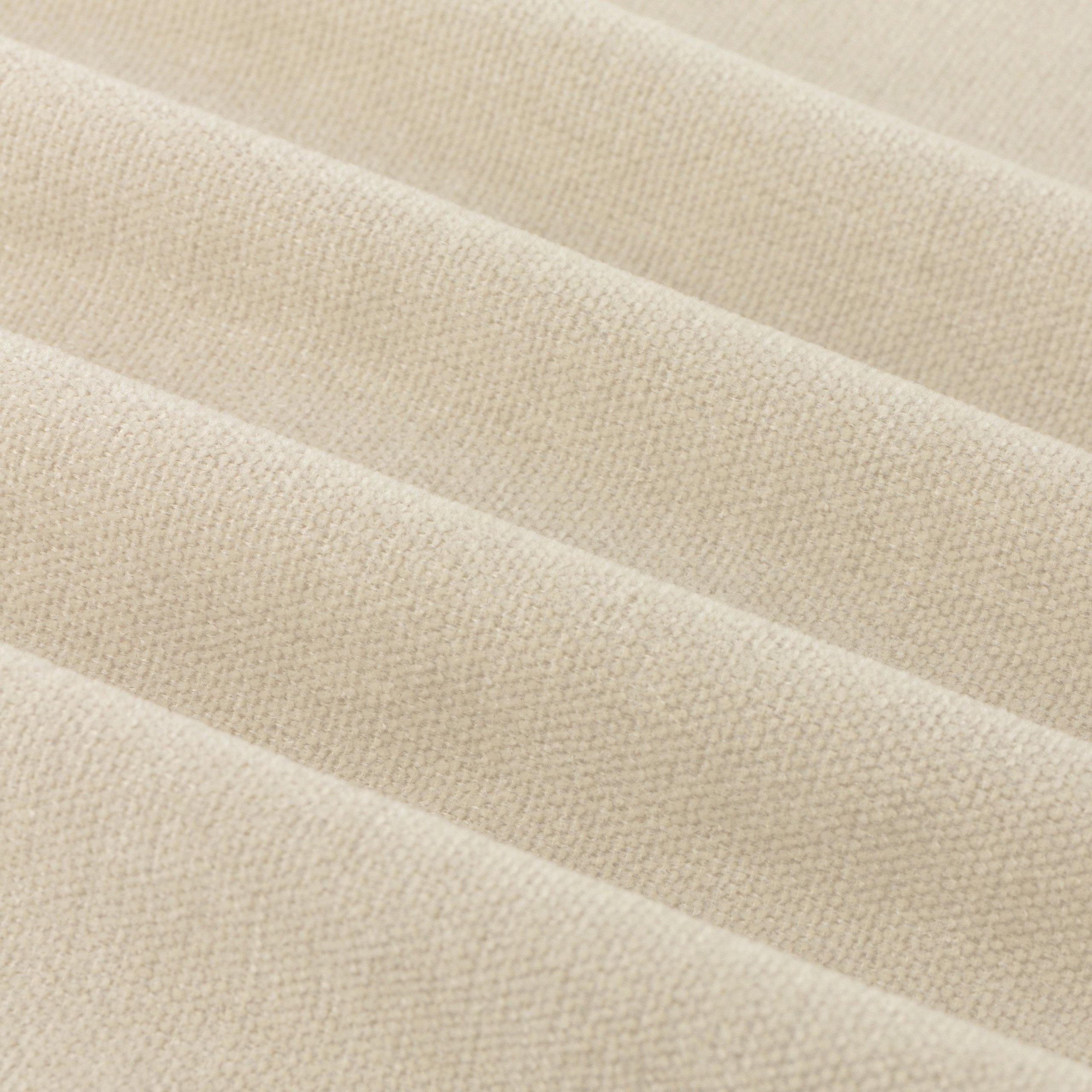 Ecru - Furn - Soft Chenille Blackout Eyelet Curtains - 8