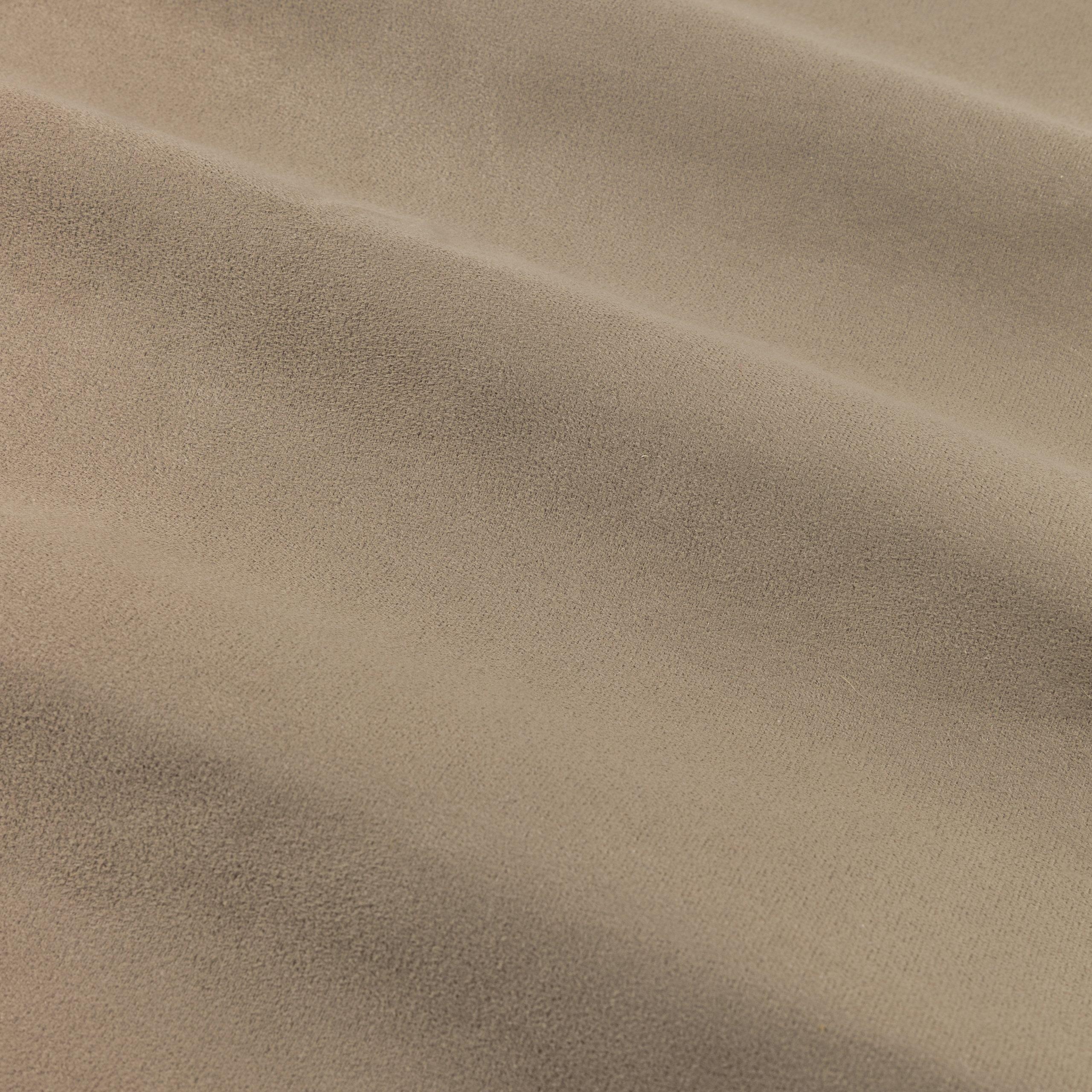 Mocha - Furn - Verso Reversible Suede-look Blackout Eyelet Curtai - 7