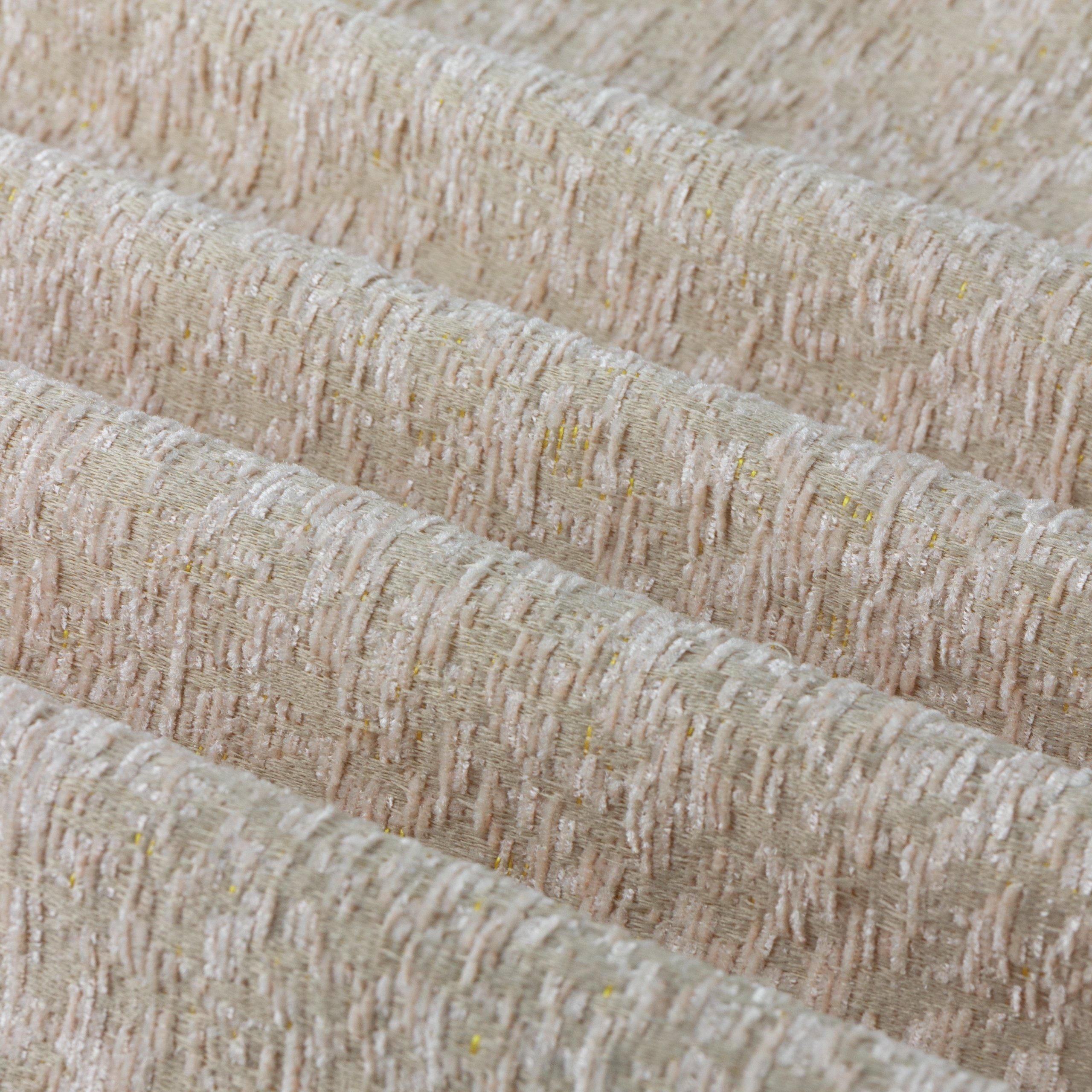 Blush - Paoletti - Galaxy Fully Lined Chenille Eyelet Curtains - 6