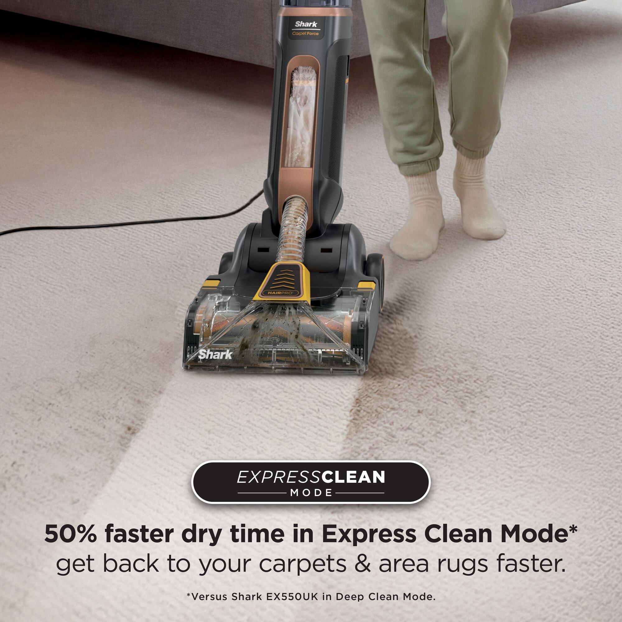 Blue - Shark - CarpetForce HairPro Carpet Cleaner EX550UKT - 8