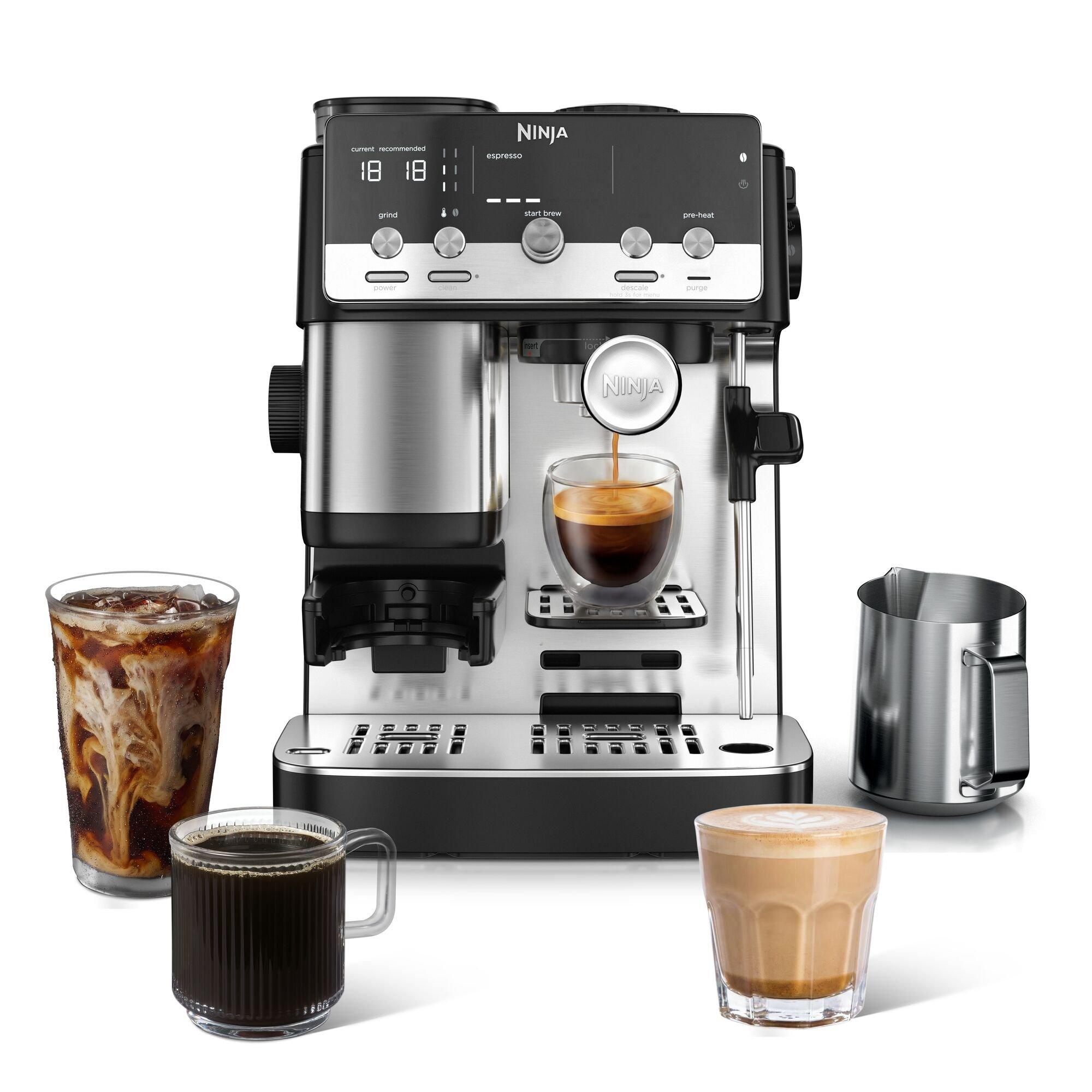 Black/Stainless - Ninja - Luxe Cafe MINI Espresso Machine ES301UK - 2