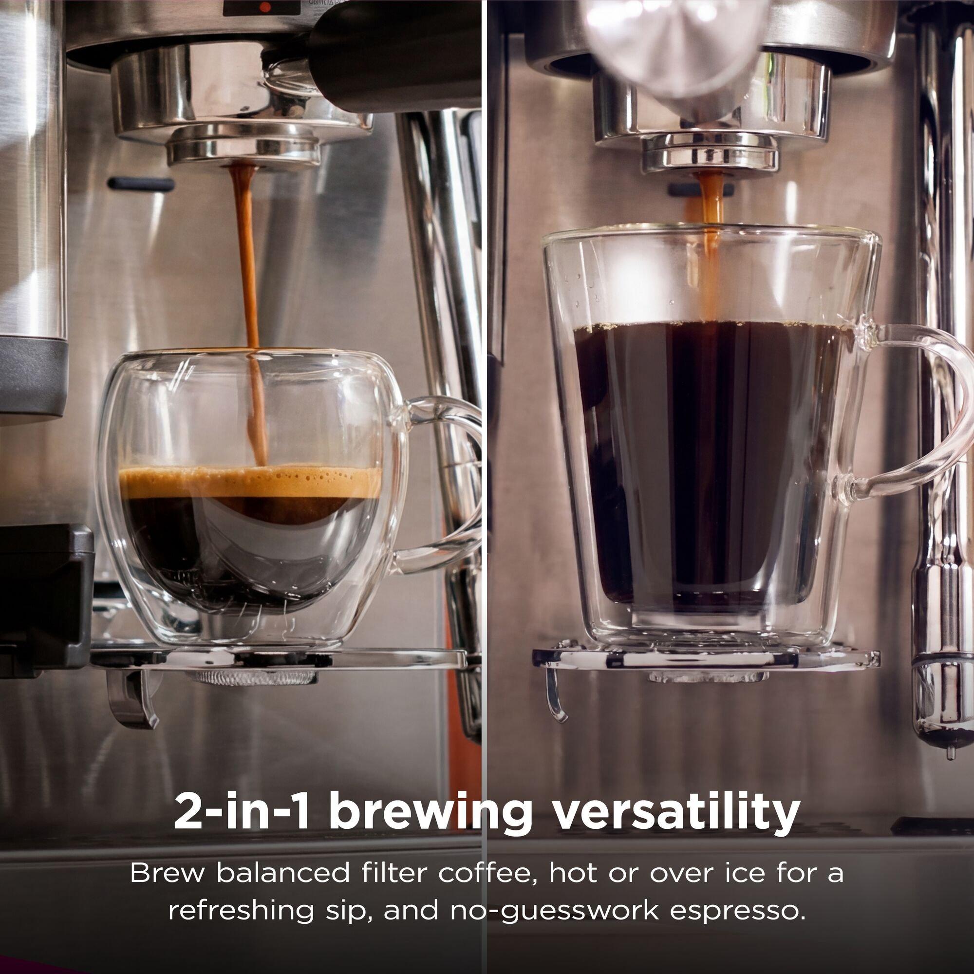 Black/Stainless - Ninja - Luxe Cafe MINI Espresso Machine ES301UK - 11