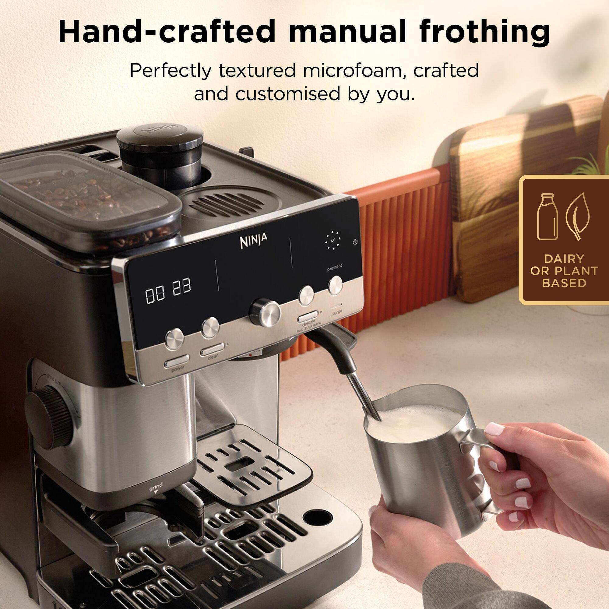 Black/Stainless - Ninja - Luxe Cafe MINI Espresso Machine ES301UK - 6