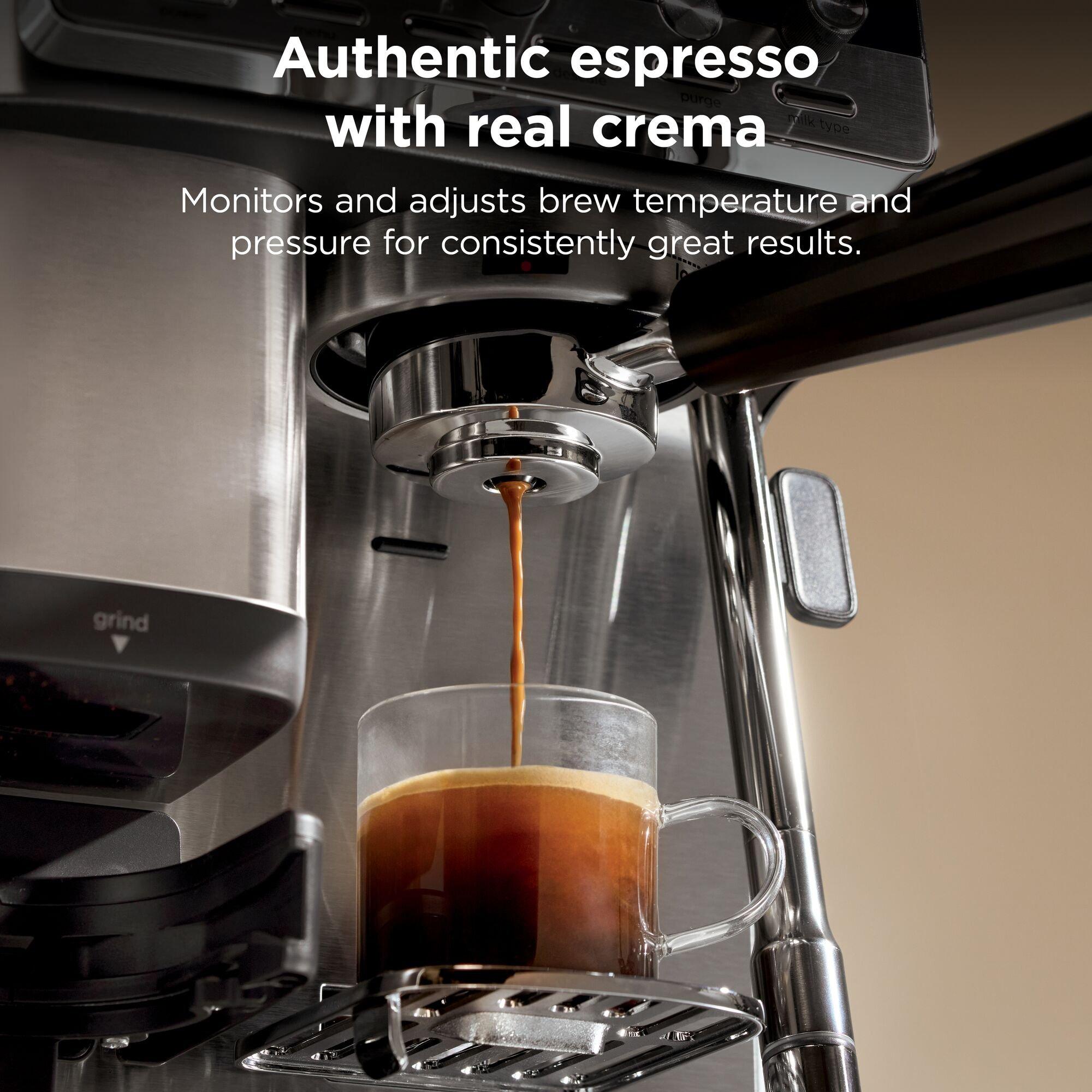 Black/Stainless - Ninja - Luxe Cafe MINI Espresso Machine ES301UK - 8